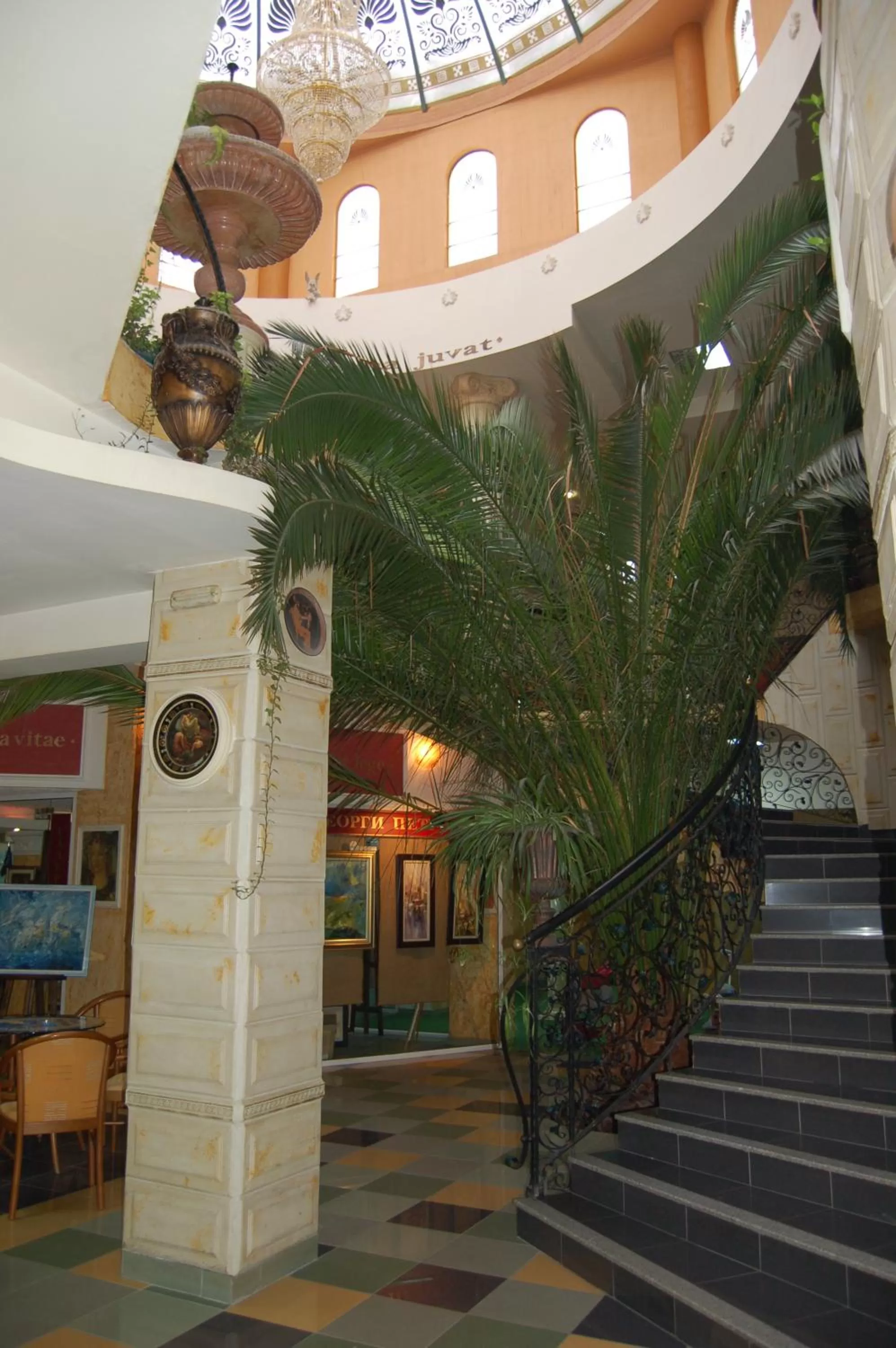 Decorative detail in Hotel Dobrudja