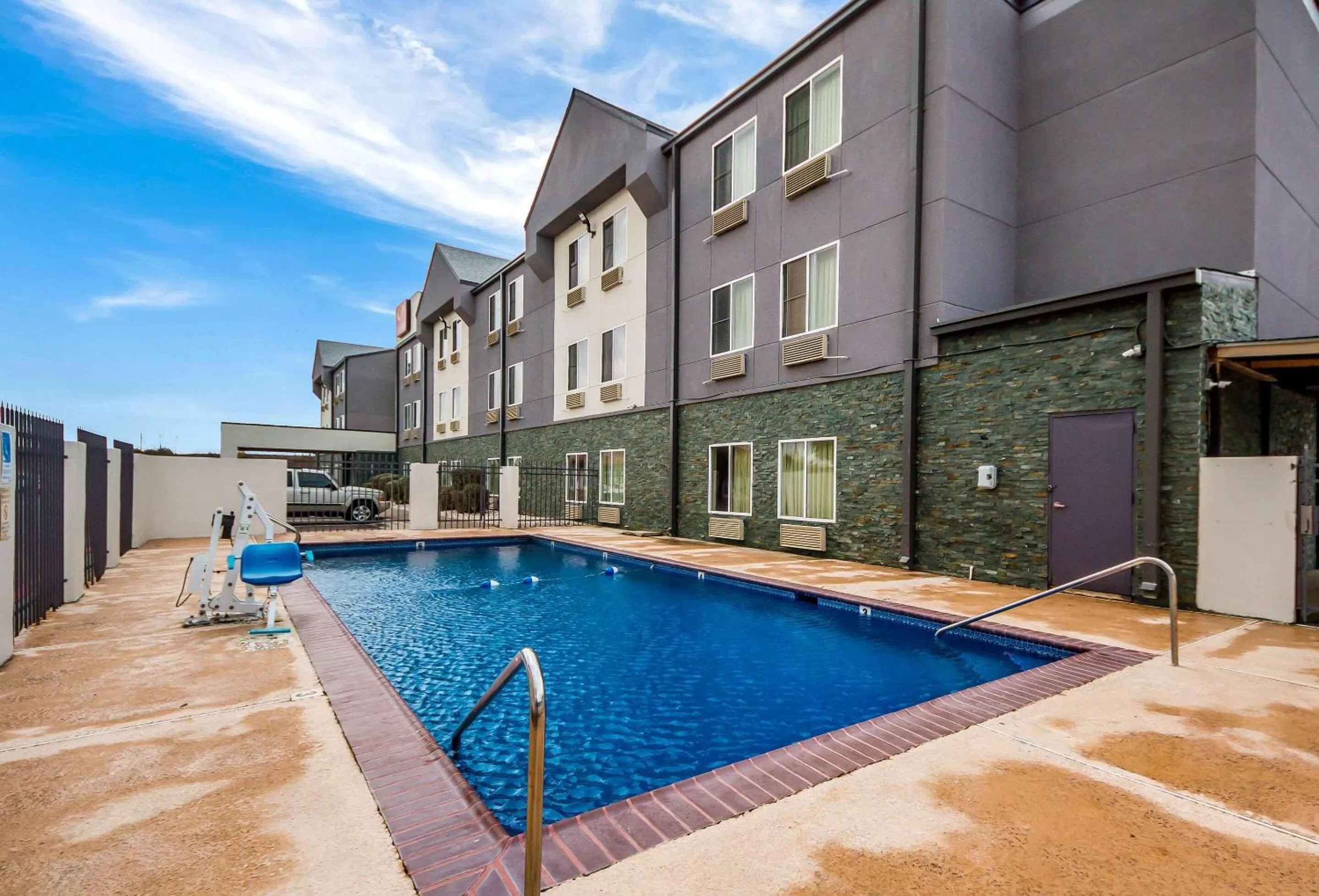 On site in Econo Lodge Laredo