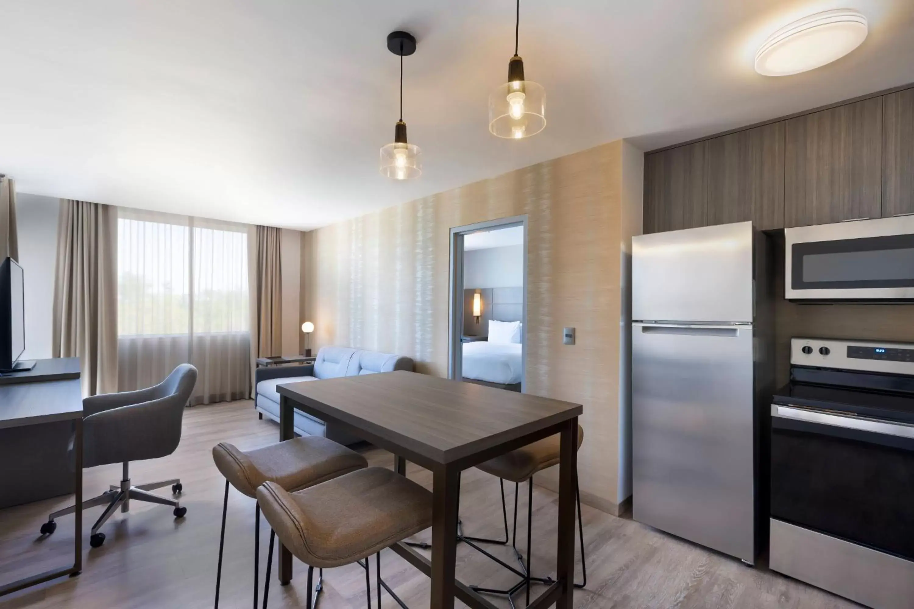 Bedroom, Dining Area in Residence Inn by Marriott Cancun Hotel Zone