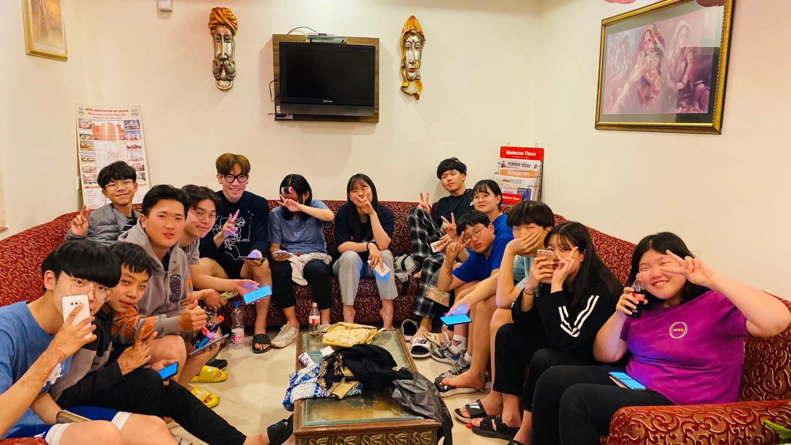 People in Tuk Tuk Backpackers- Near Jaipur Train Station