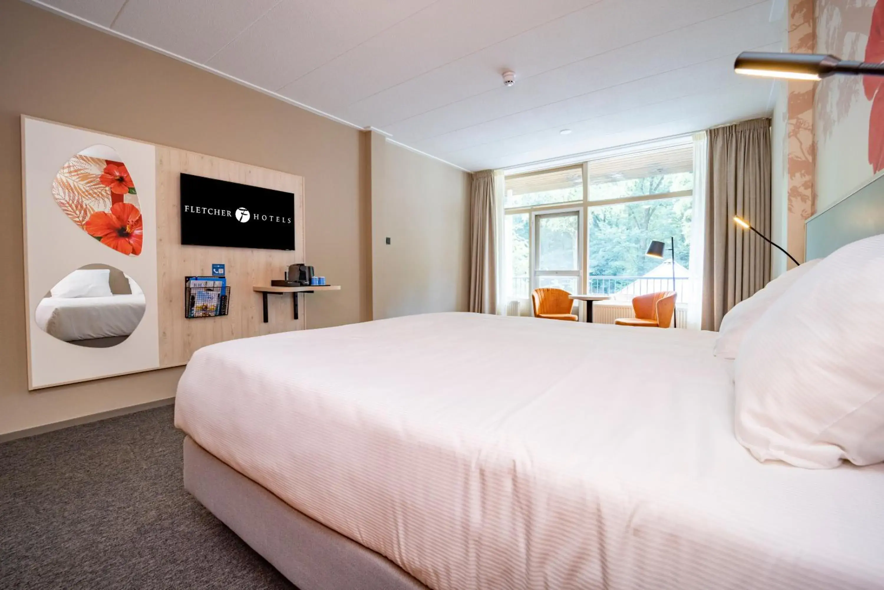 Bedroom, Bed in Fletcher Hotel-Restaurant De Scheperskamp Bedroom, Bed in Fletcher Hotel-Restaurant De Scheperskamp