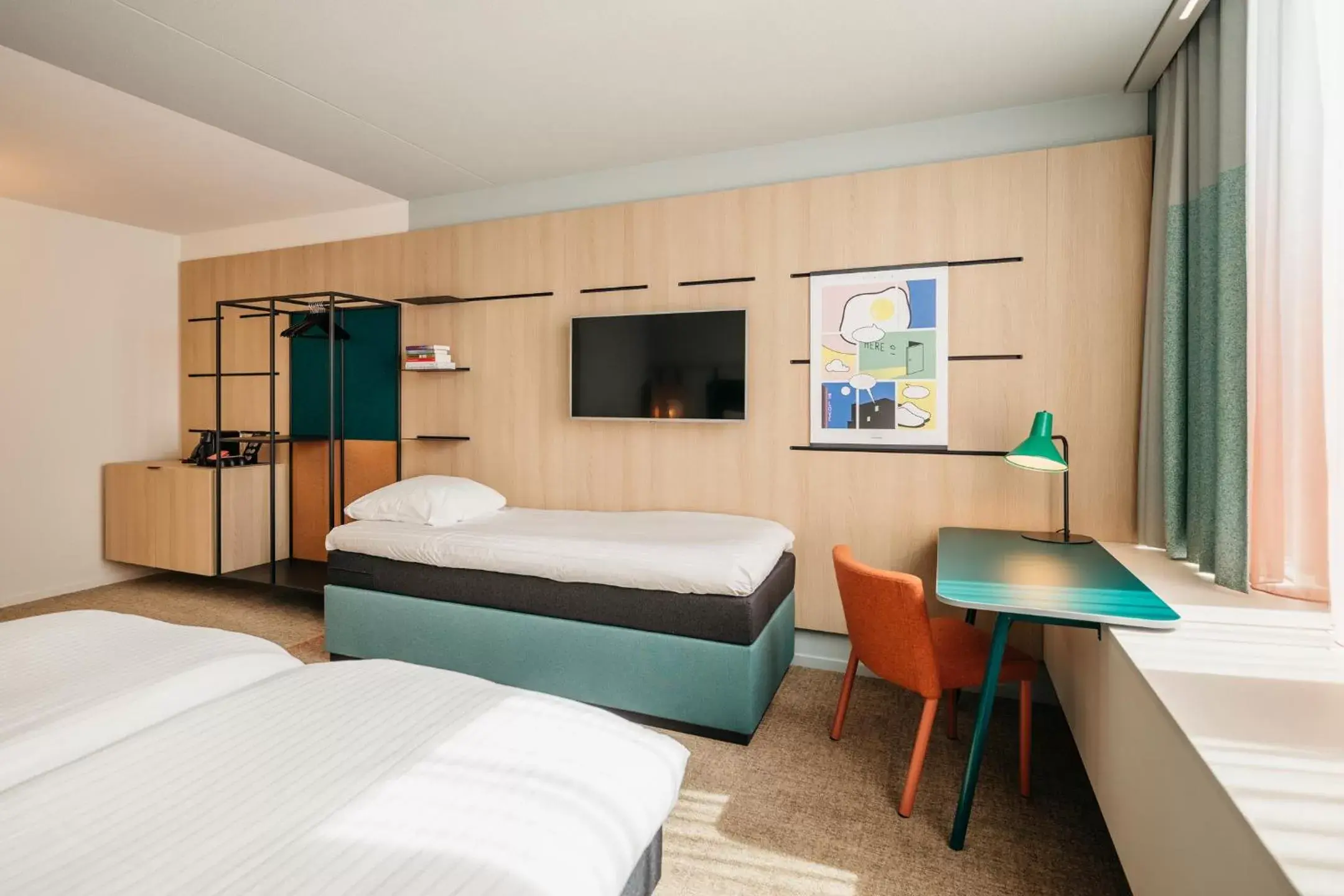 Bed in Hotel Casa Amsterdam