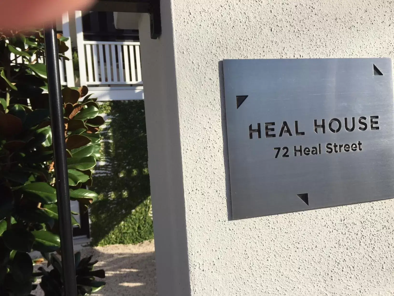 Facade/entrance, Property Logo/Sign in Heal House