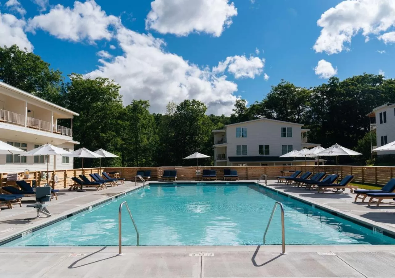 Pool view in Wylder Windham