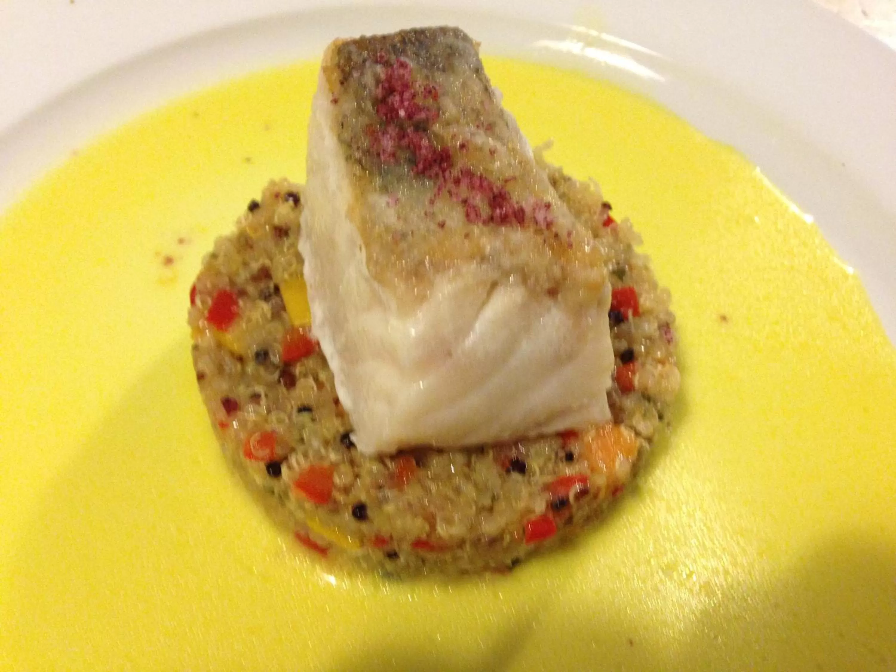 Food close-up in aussicht bio hotel restaurant cafe