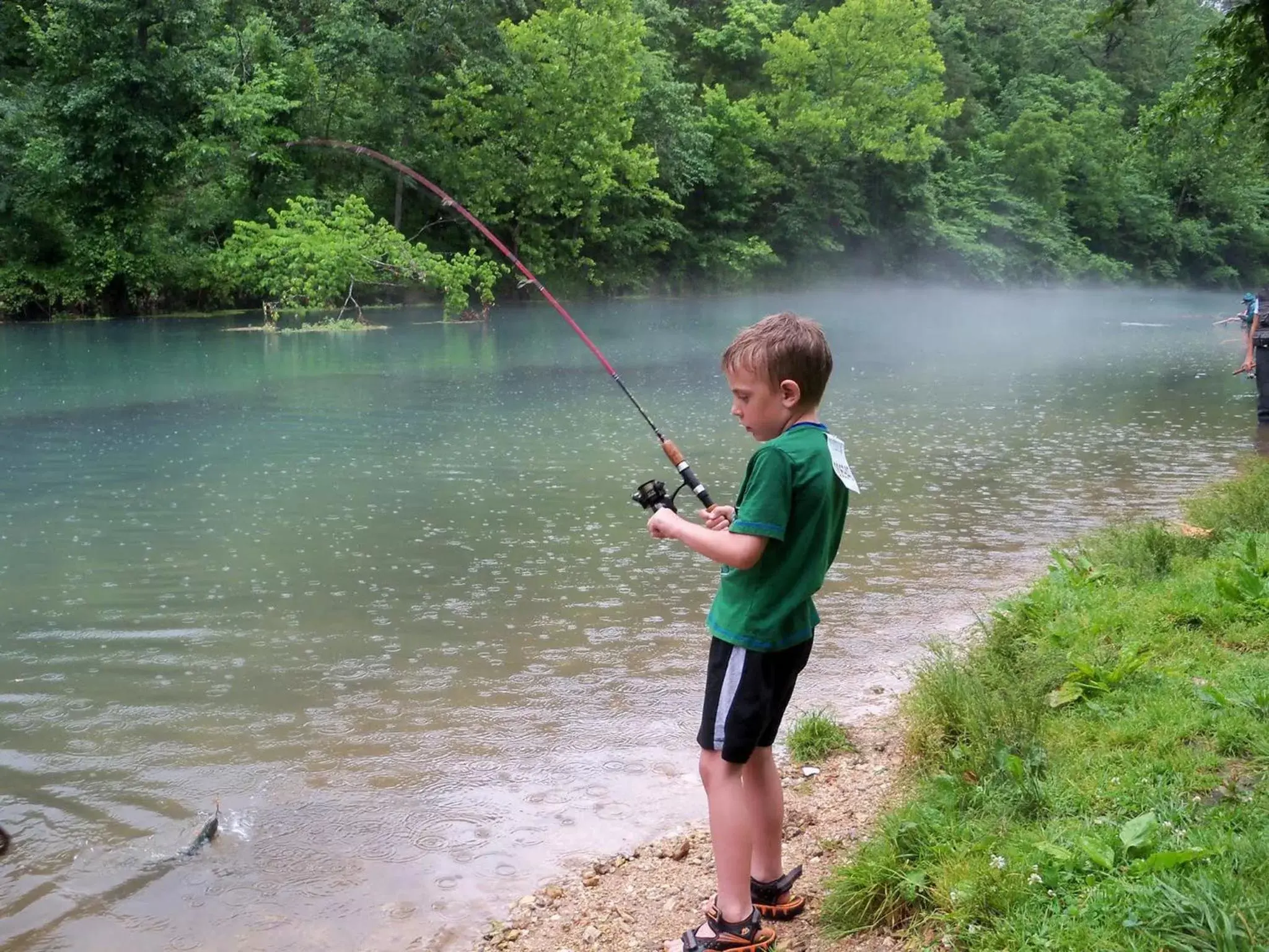 Fishing in Arbors at Island Landing Hotel & Suites