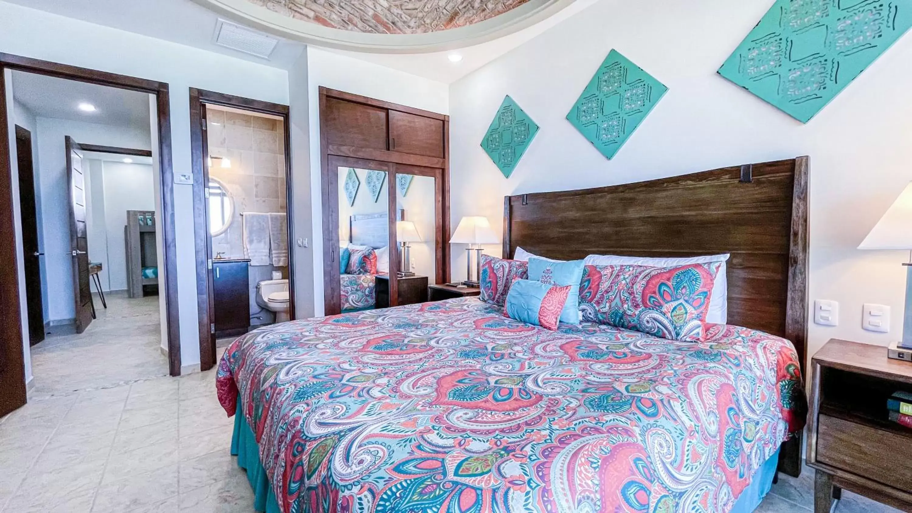 Bed in Esmeralda Beach Resort