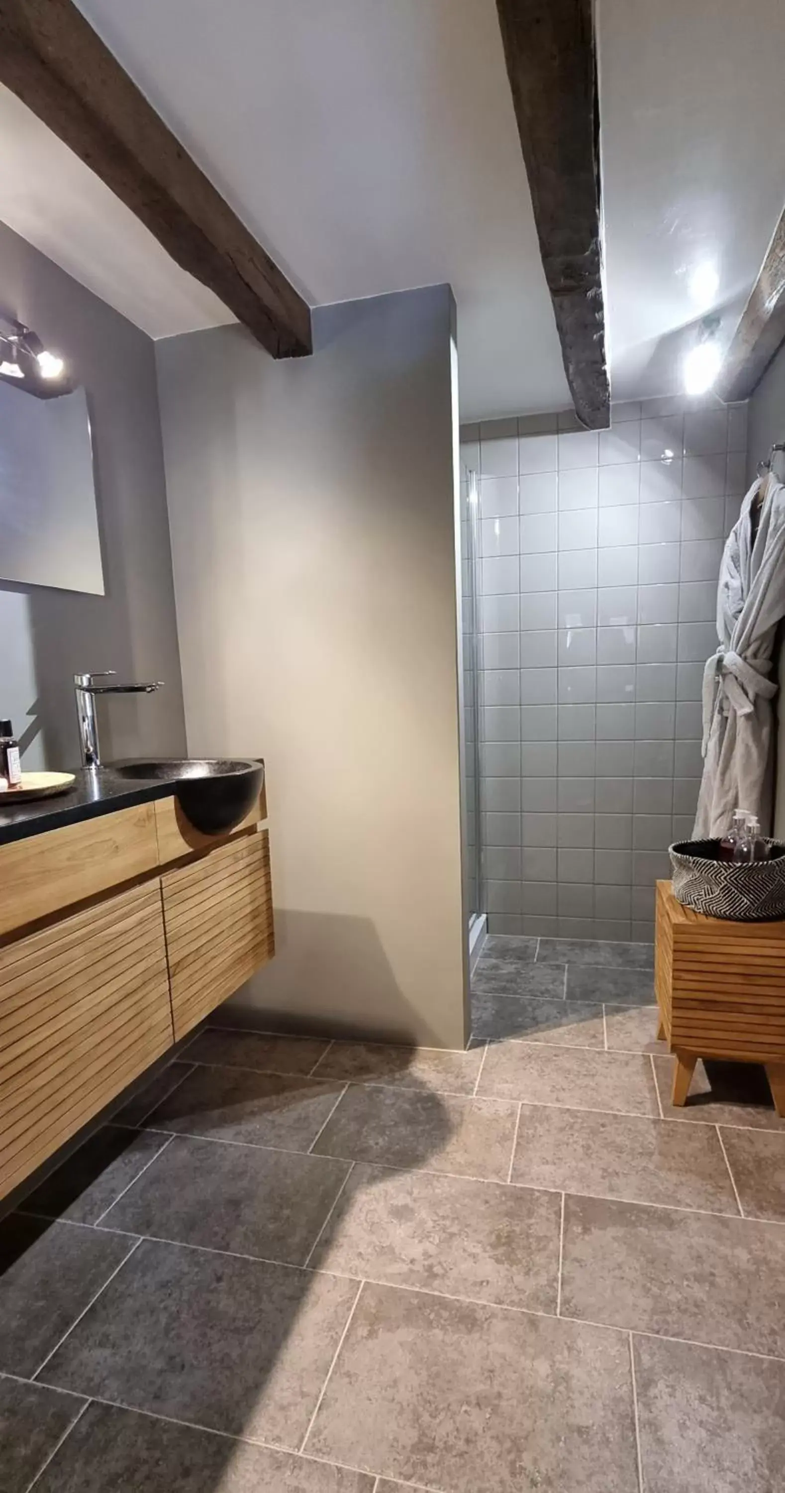 Bathroom in Moulin Renaudiots - Maison d'hôtes