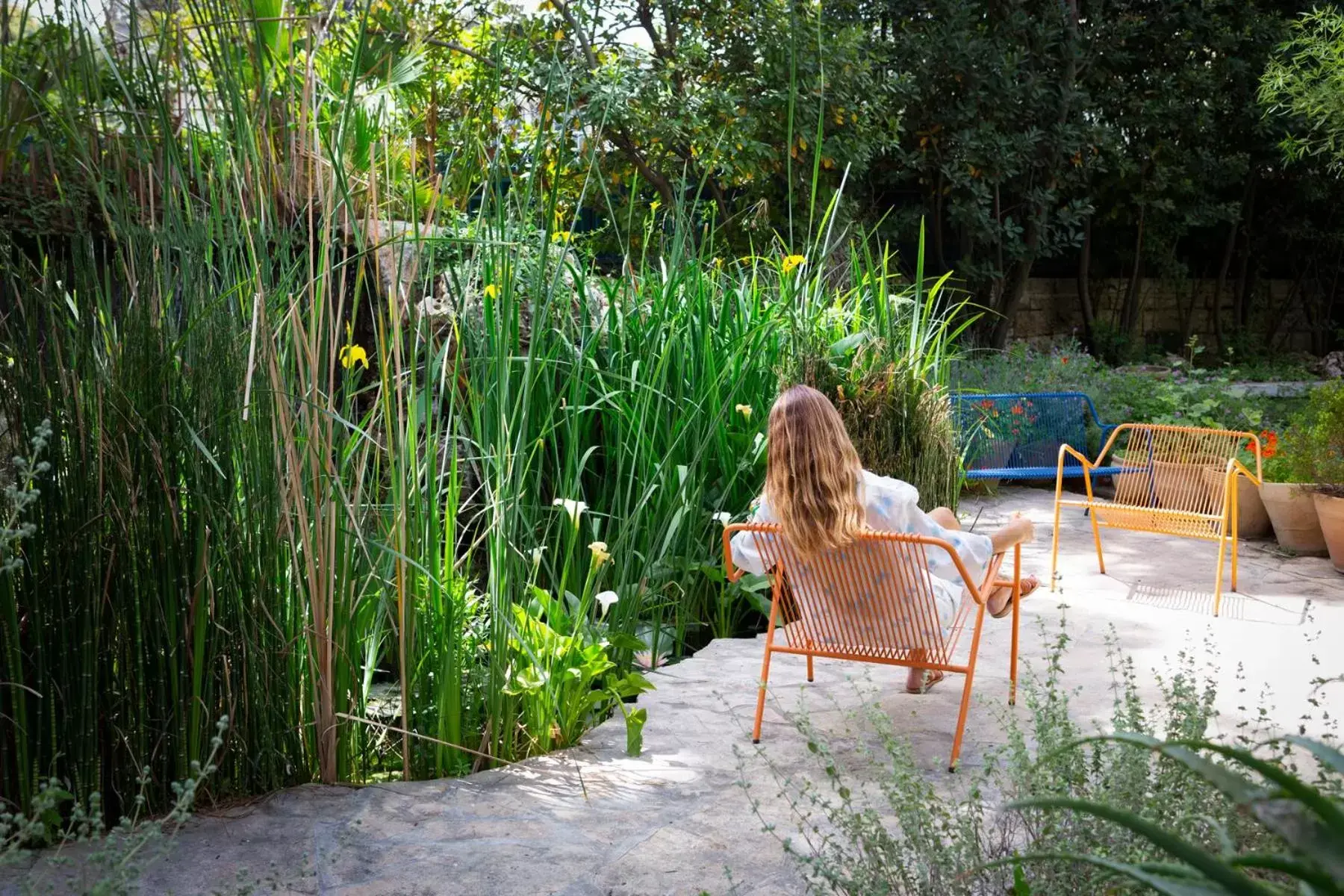 Patio in The American Colony Hotel - Small Luxury Hotels of the World