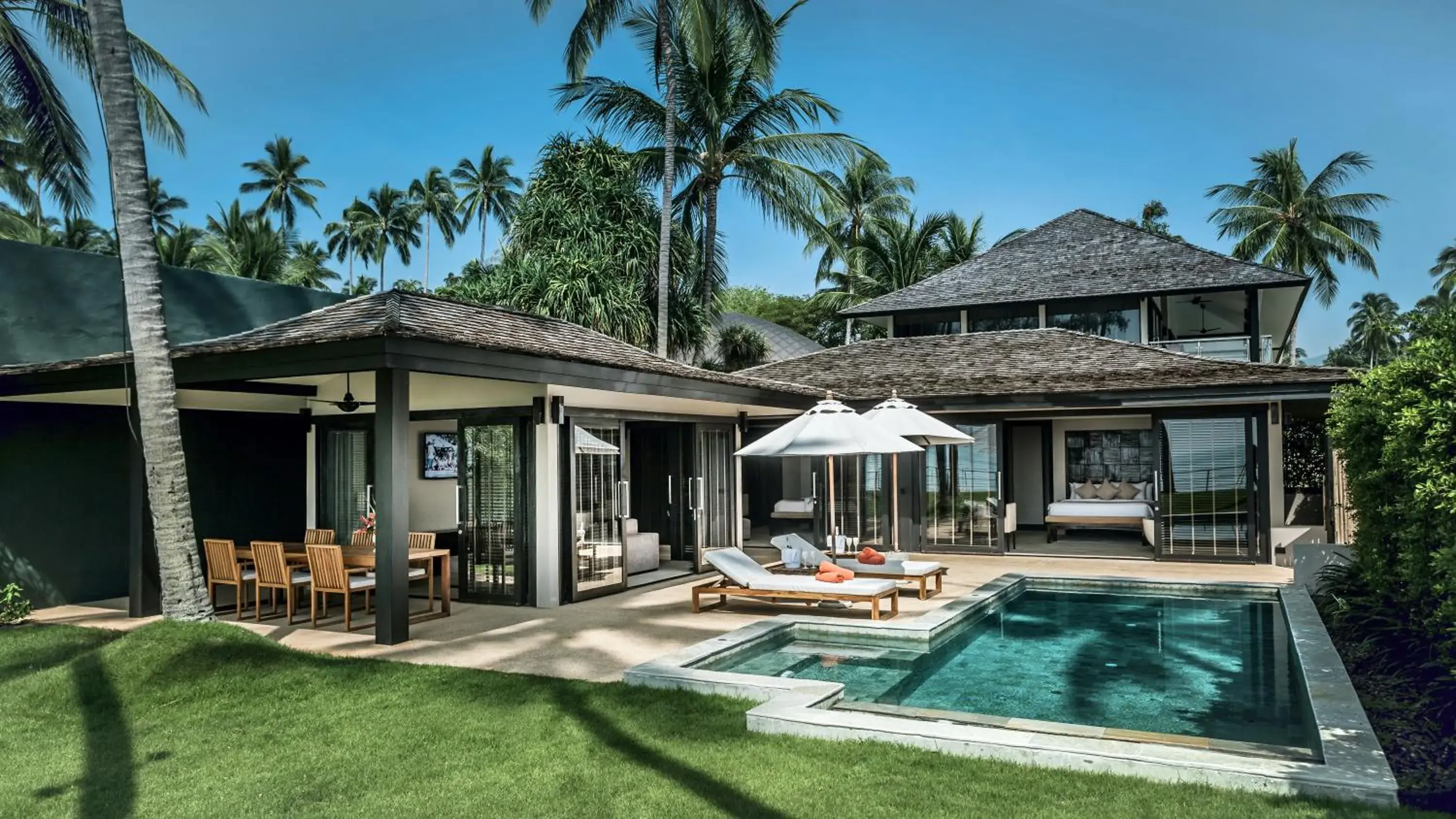 Property building, Swimming Pool in Nikki Beach Resort & Spa Koh Samui