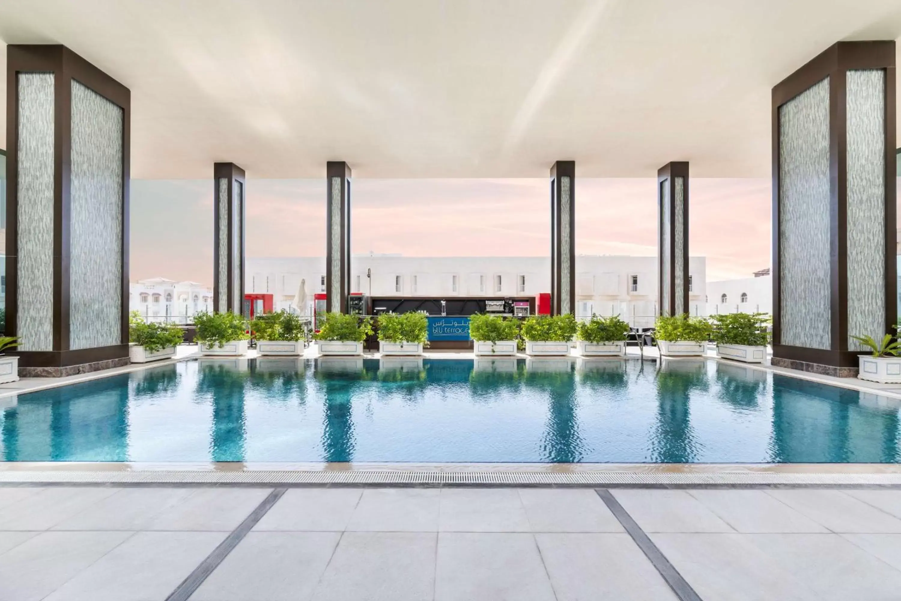Pool view, Swimming Pool in Doubletree By Hilton Doha - Al Sadd
