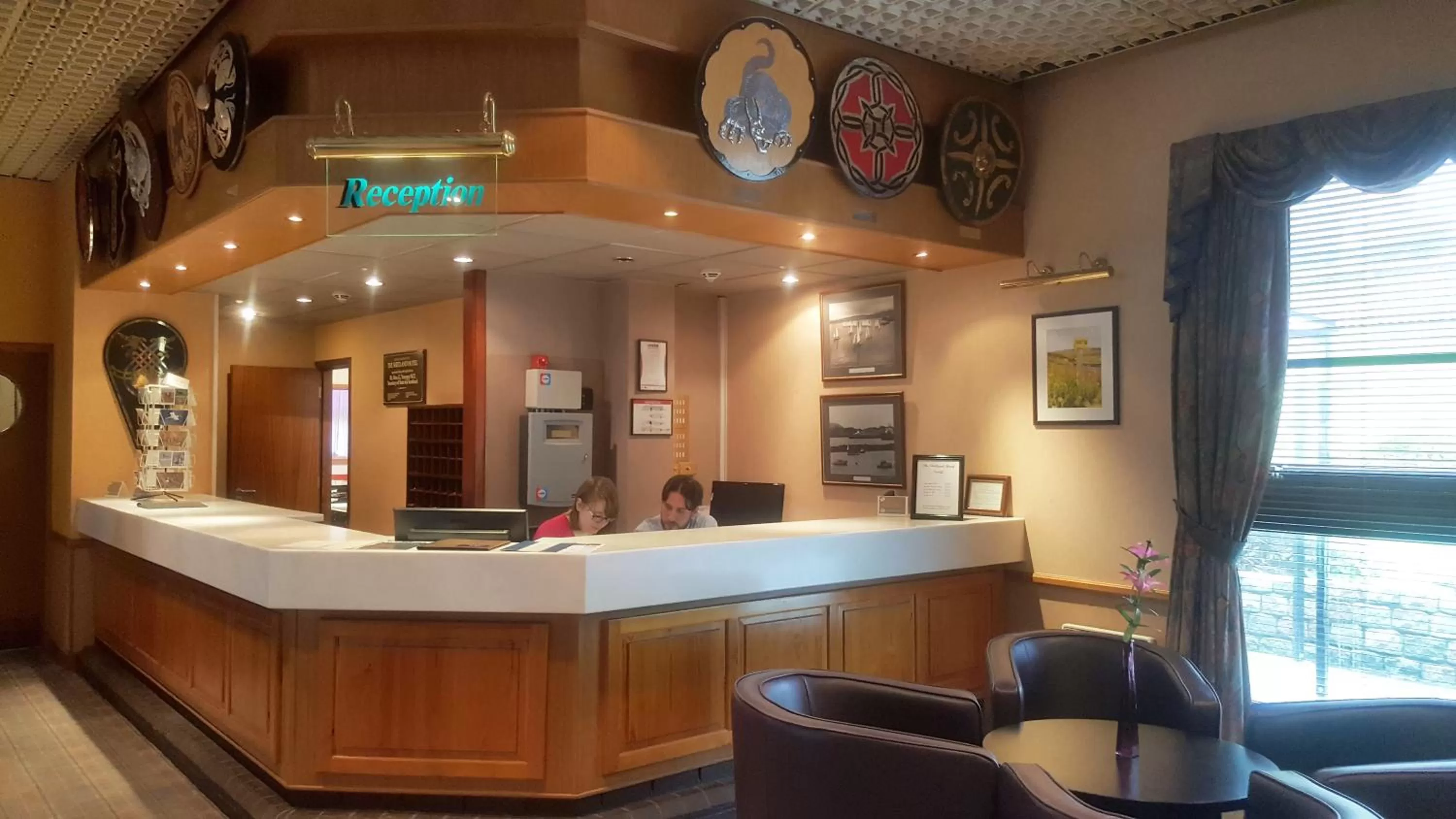 Lobby or reception in The Shetland Hotel