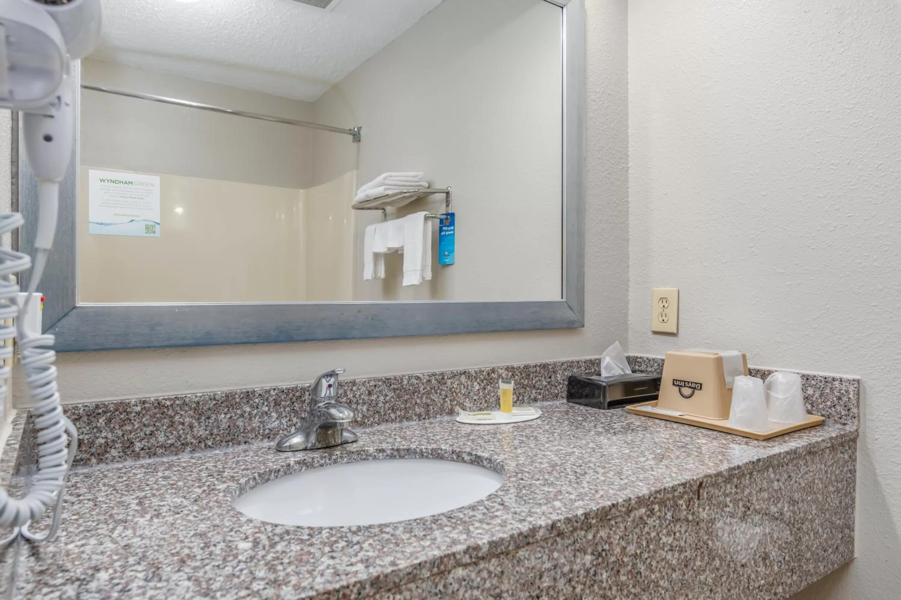 Bathroom in Days Inn by Wyndham Coliseum Montgomery AL