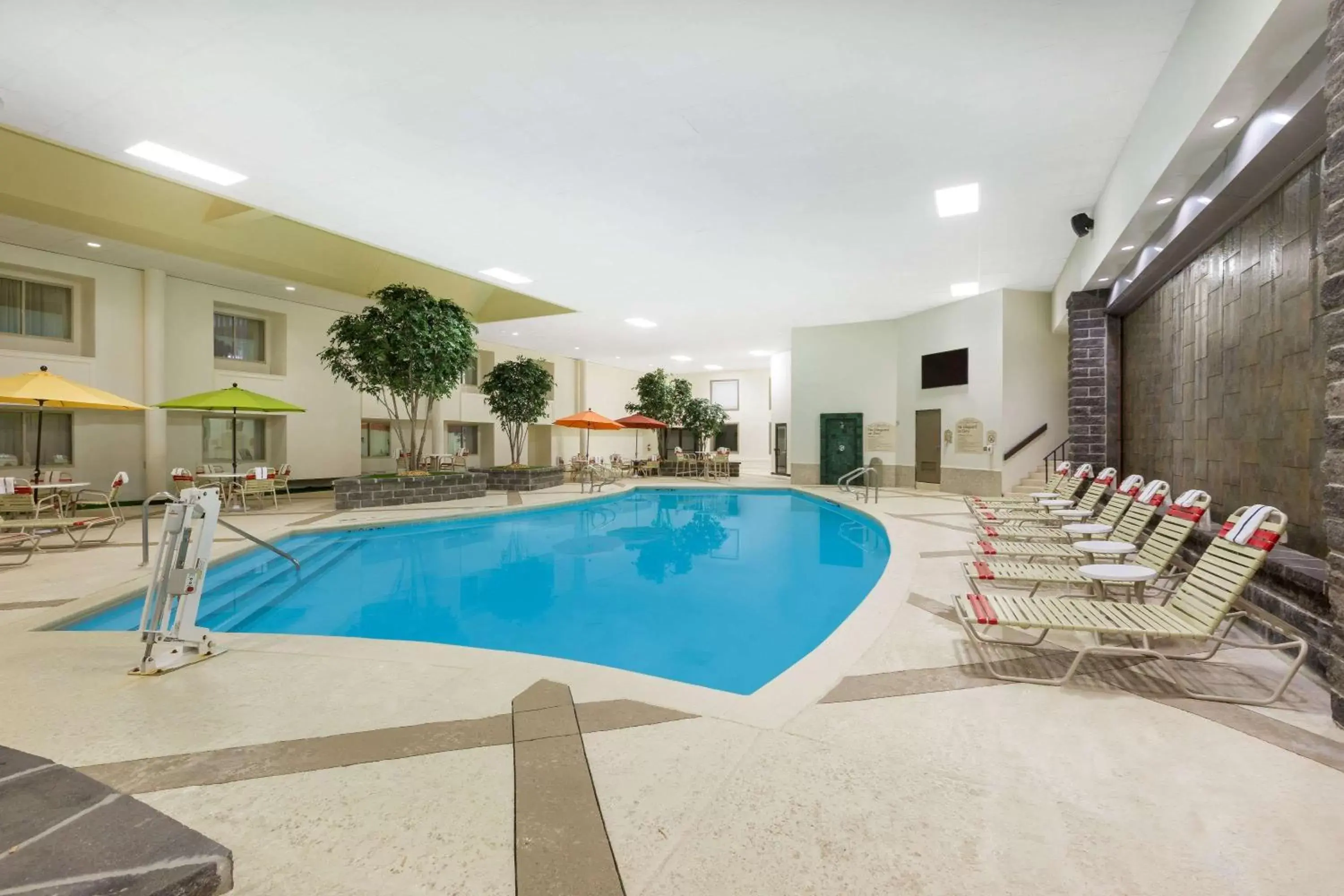 On site, Swimming Pool in Ramada by Wyndham Des Moines Airport