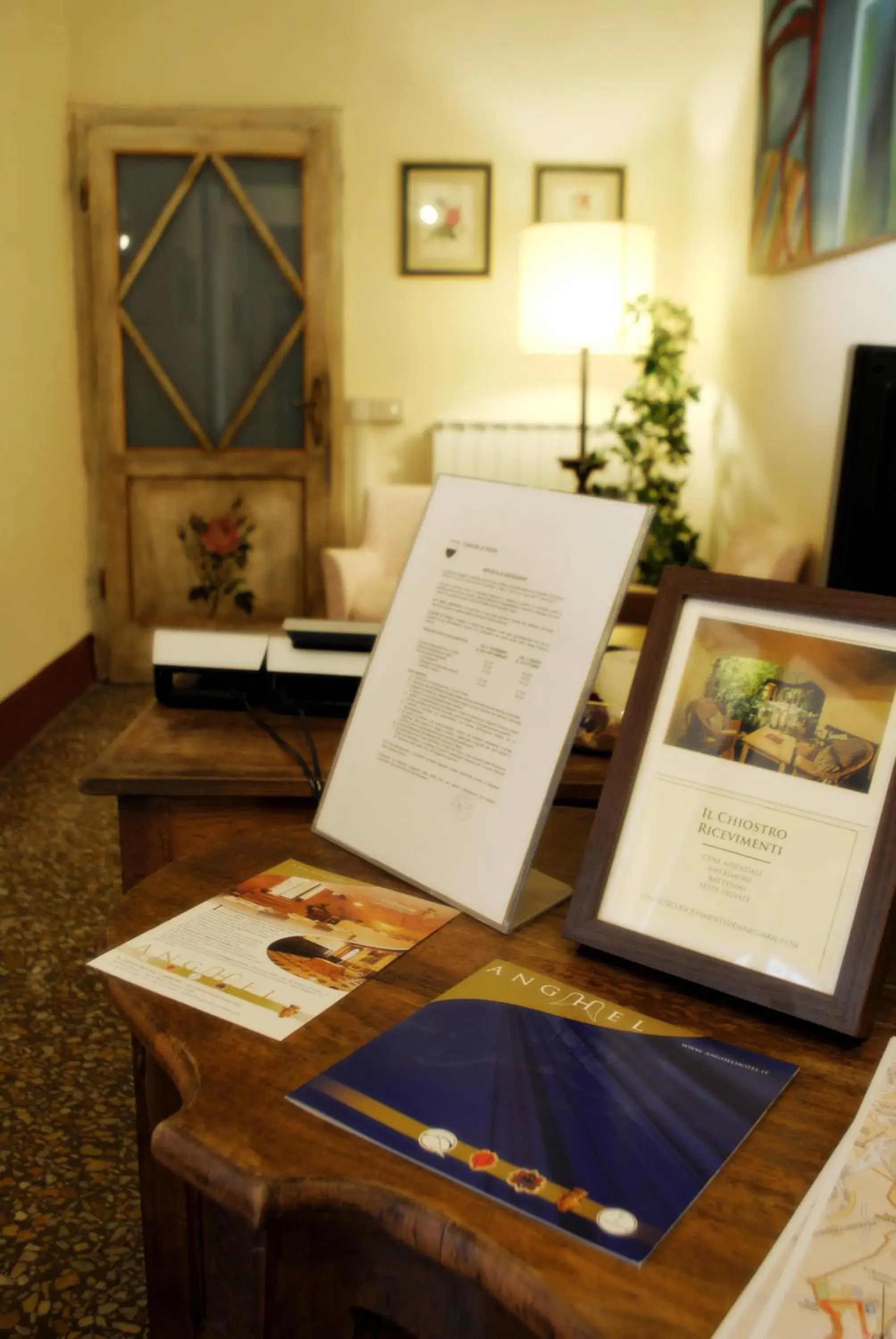 Lobby or reception in Il Chiostro Del Carmine