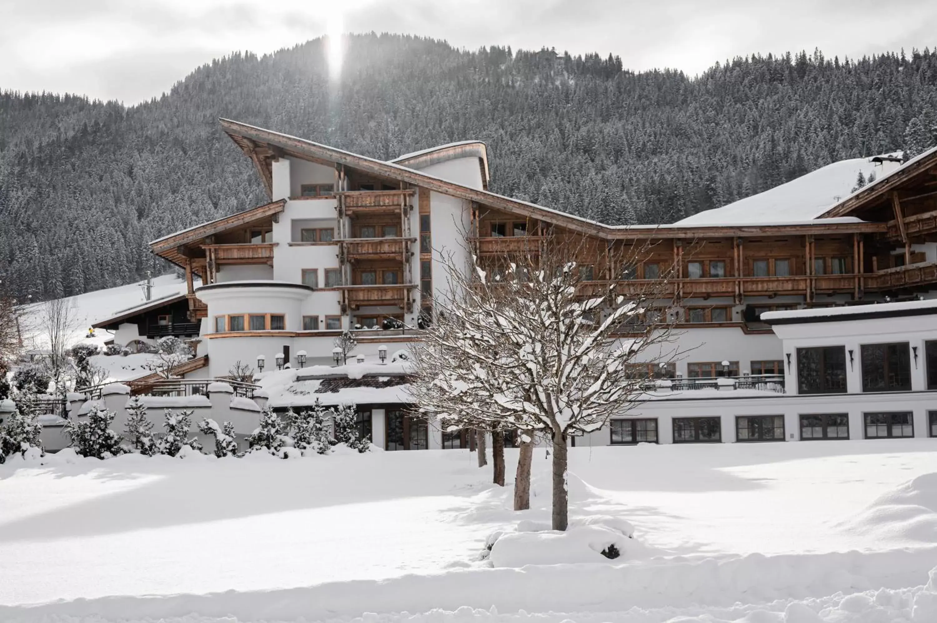 Property building, Winter in Sporthotel Ellmau in Tirol