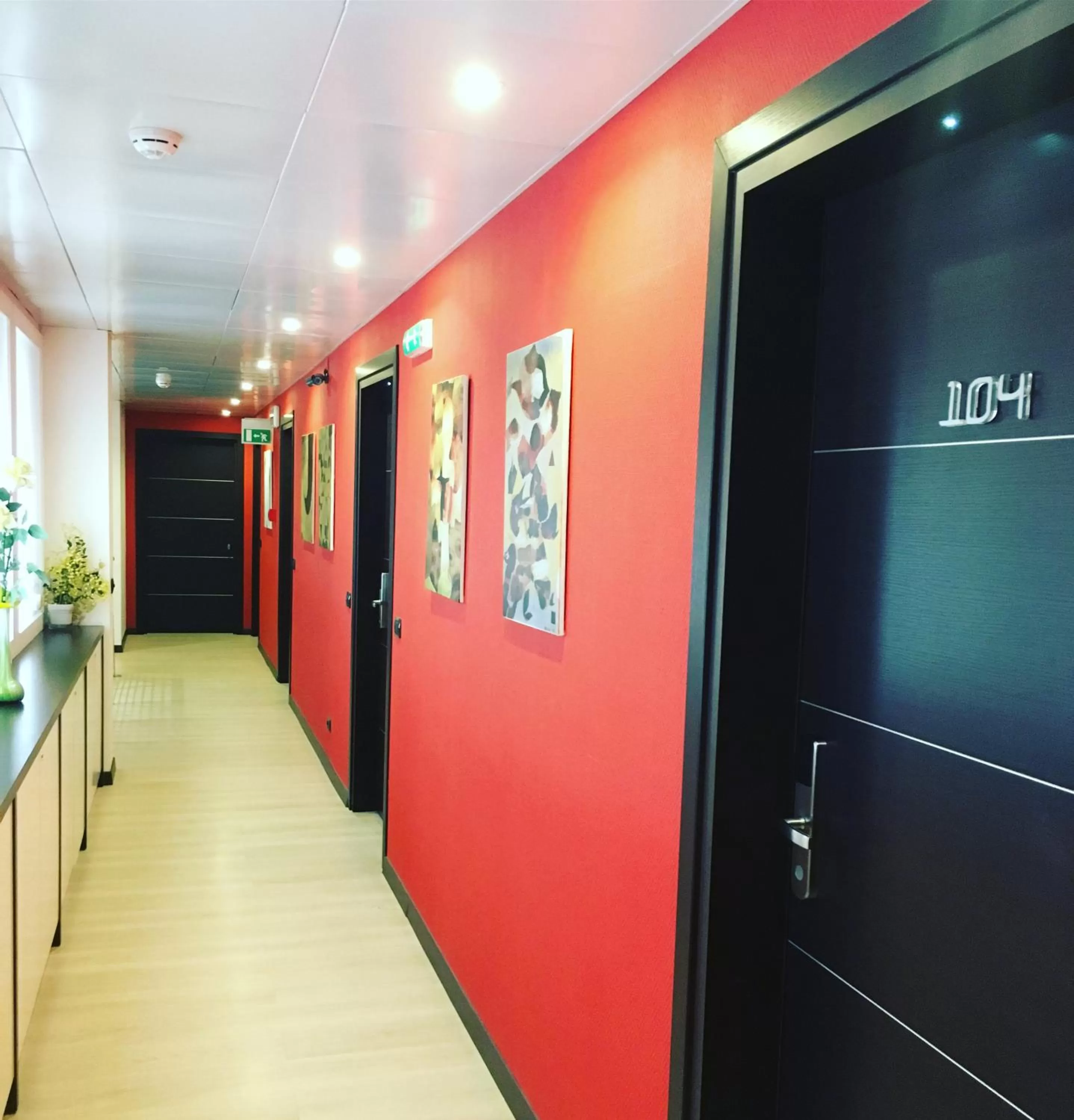 Decorative detail in Guest House Residence