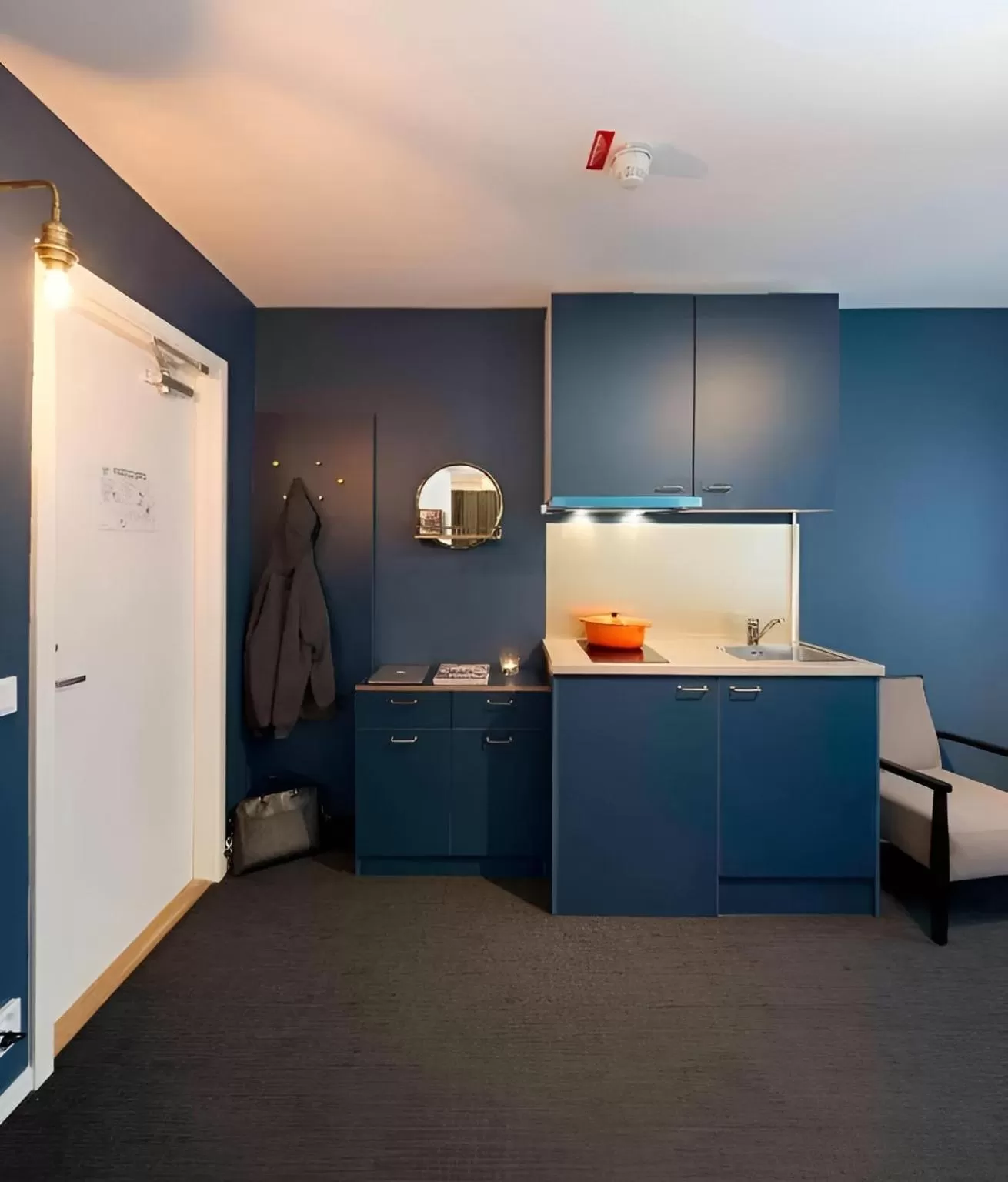 Kitchen or kitchenette in Communia Hotel Residence