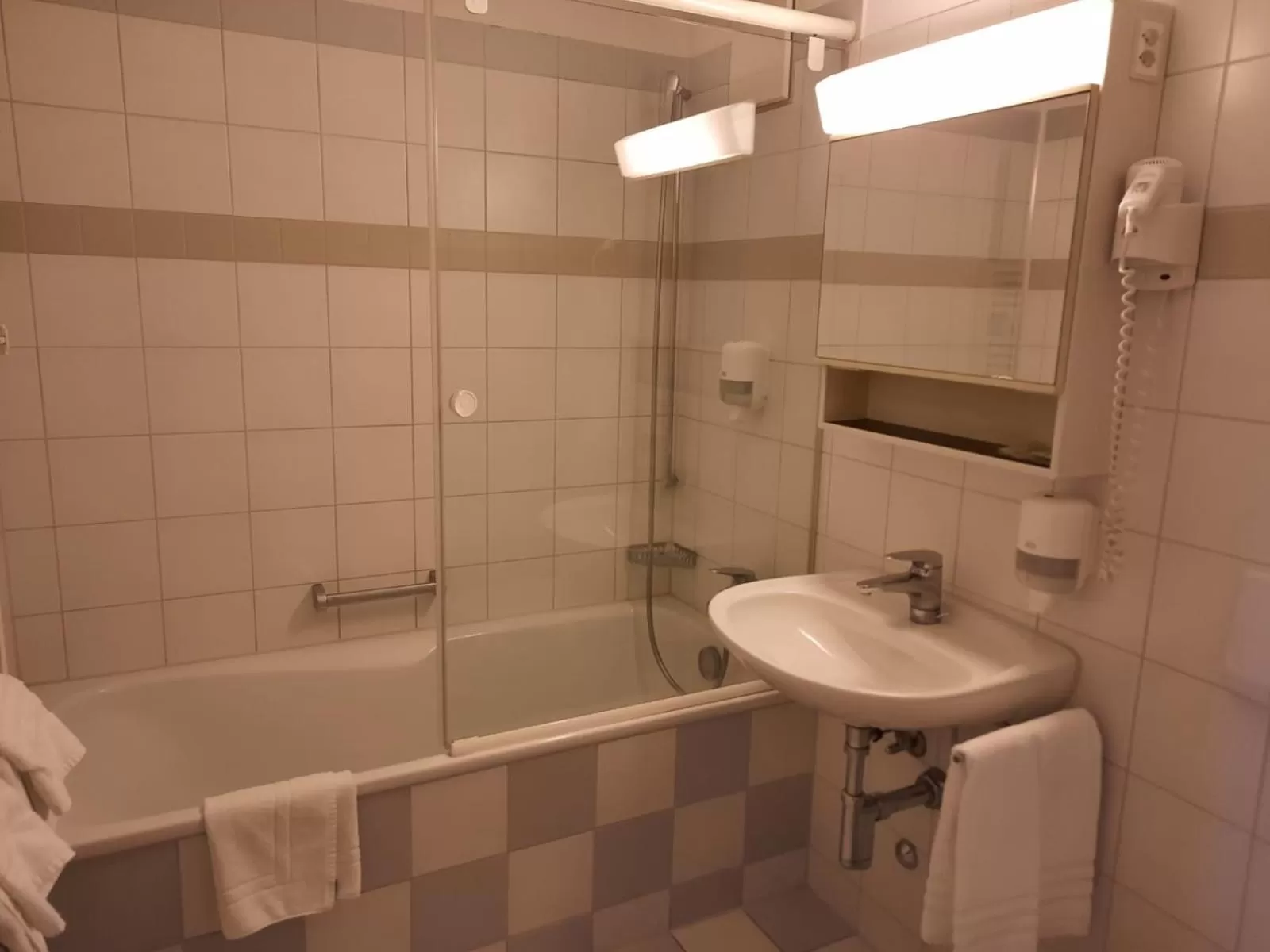 Bathroom in Hotel Krone