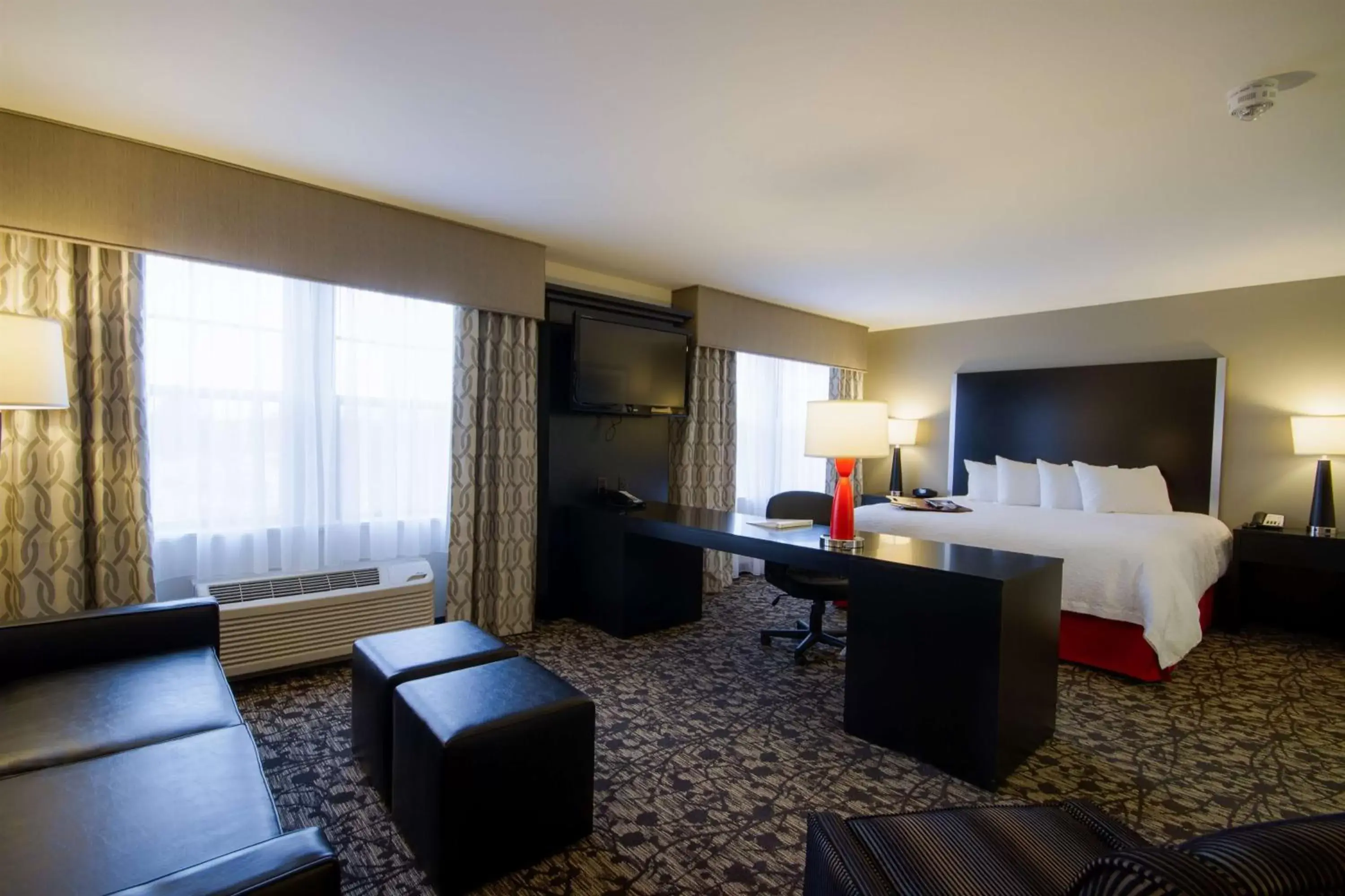 Living room, Seating Area in Hampton Inn and Suites Roanoke Airport/Valley View Mall