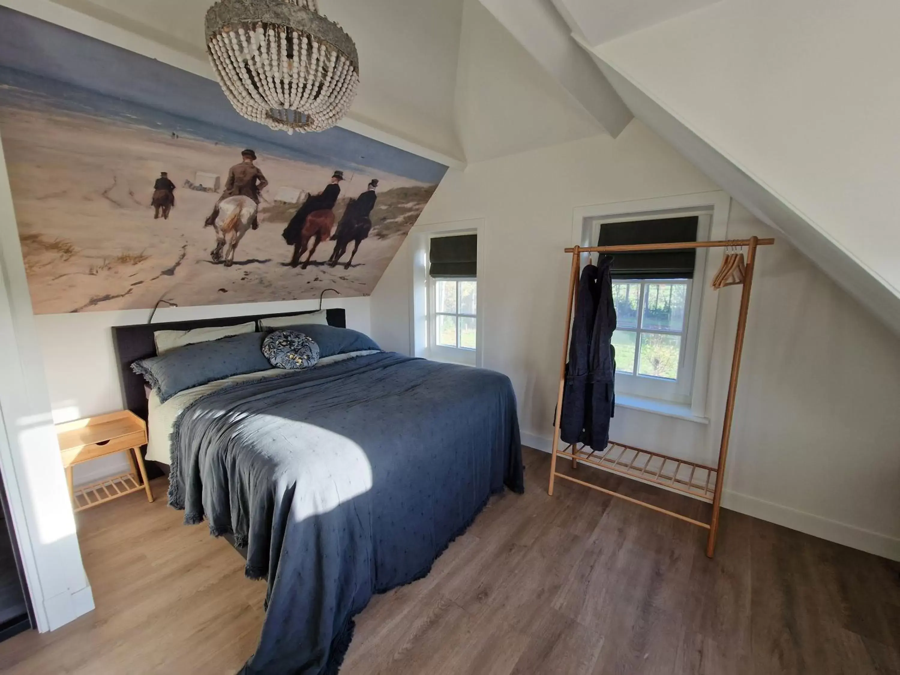 Bed in Bed & Breakfast Hoeve Happiness