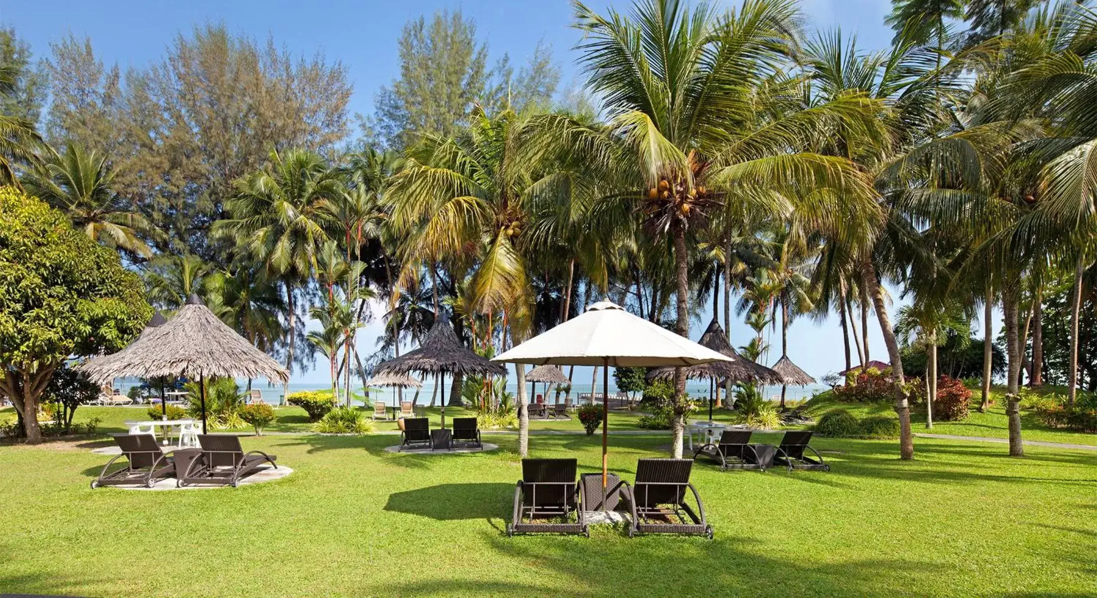 Garden in The Bayview Beach Resort