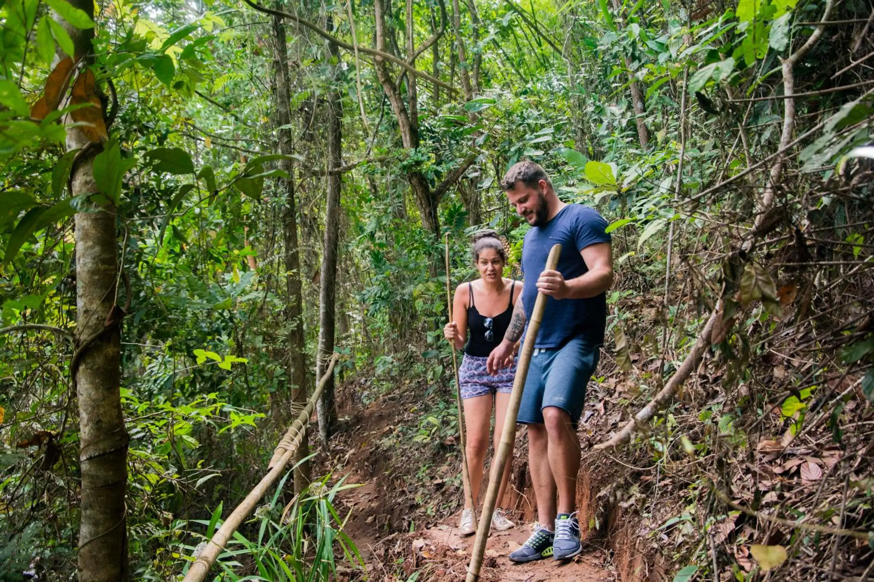 Hiking, Guests in Our Jungle Camp - Eco Resort SHA Certified