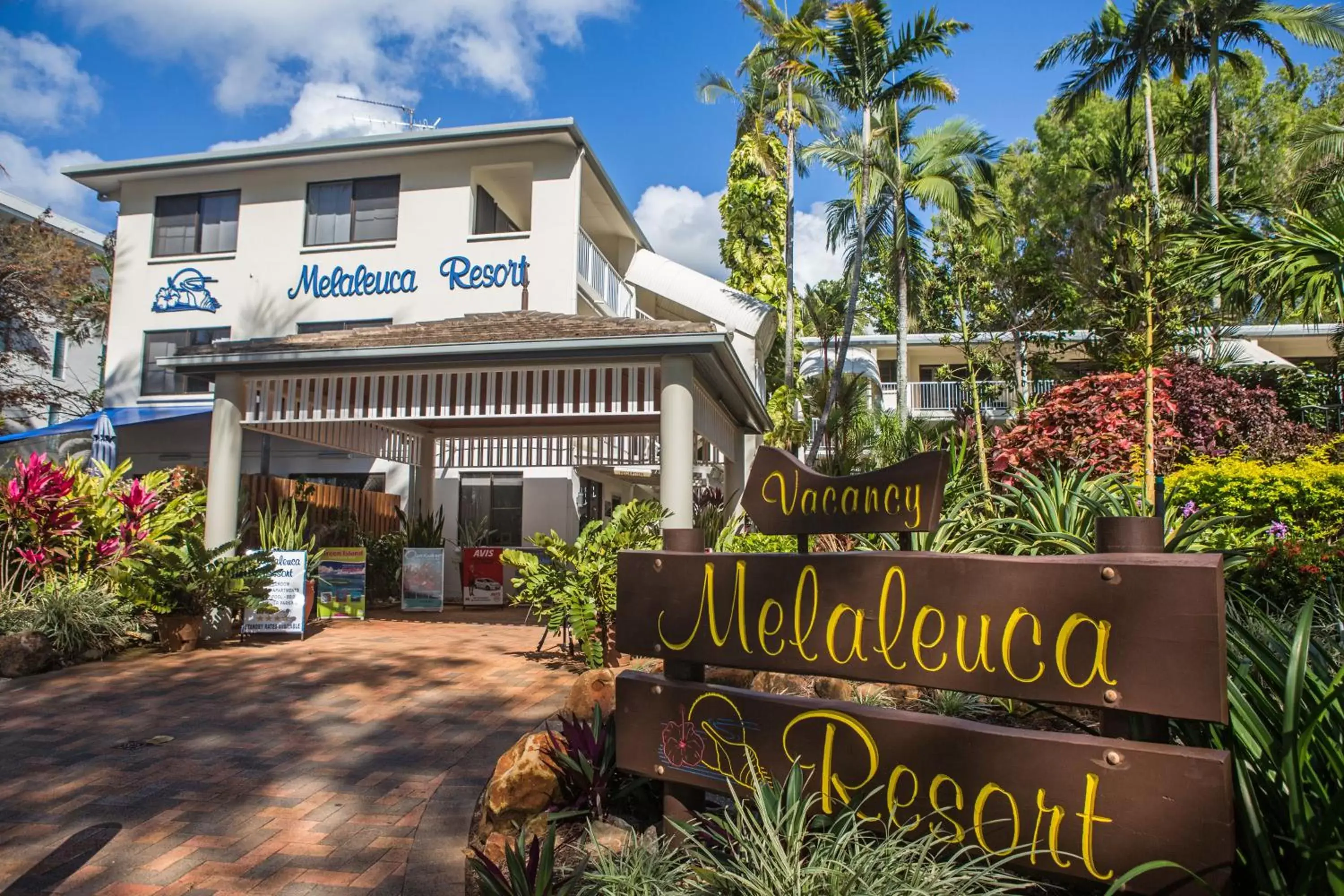 Property building, Property Logo/Sign in Melaleuca Resort