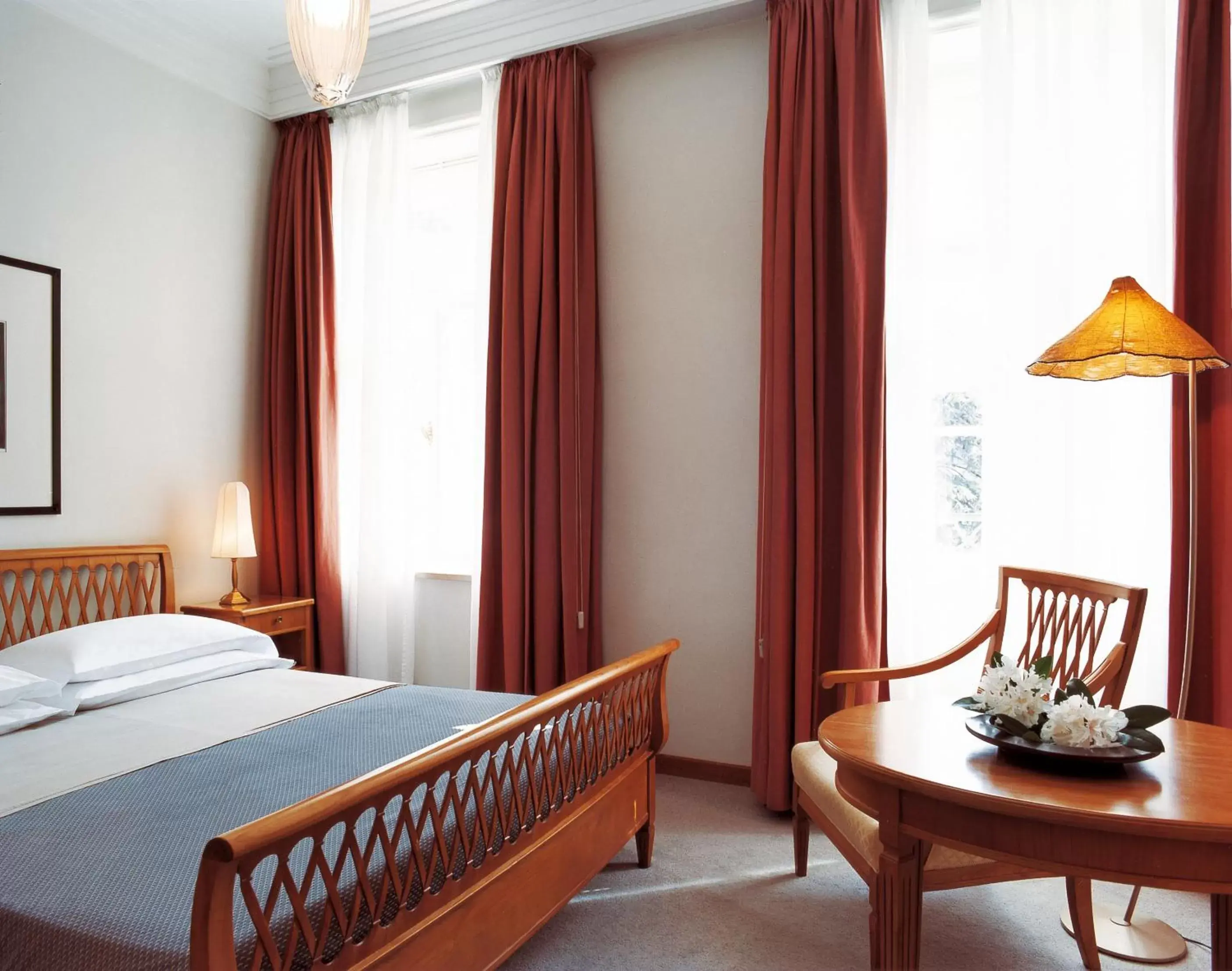 Bed in Parkhotel Laurin Bed in Parkhotel Laurin