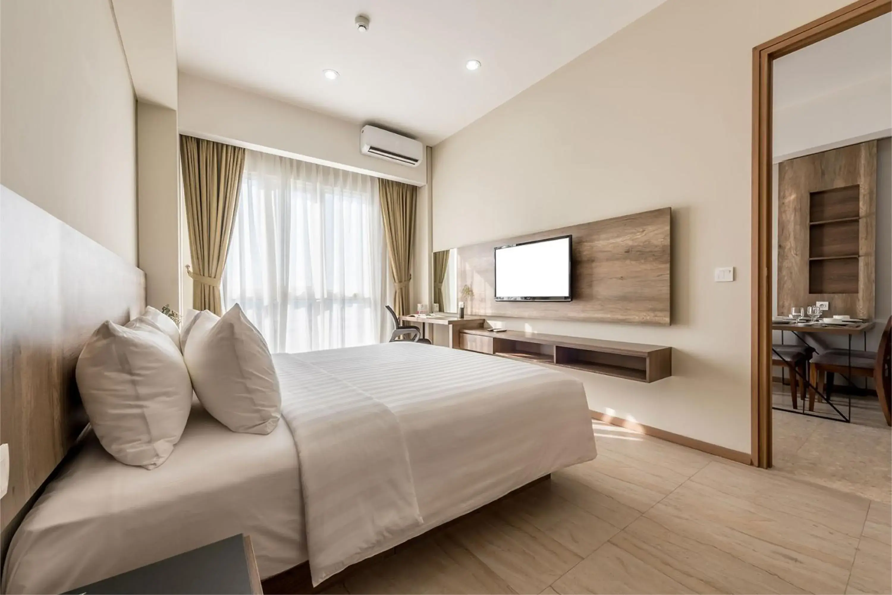 Bedroom, Bed in Grande Valore Hotel & Serviced-Apartment