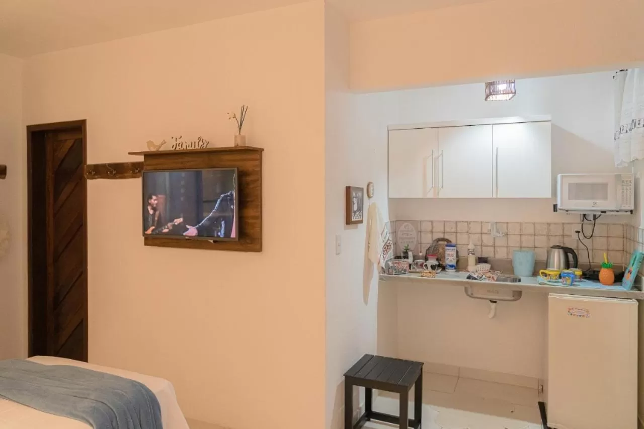 Kitchen or kitchenette, Kitchen/Kitchenette in Pousada Recanto da Família