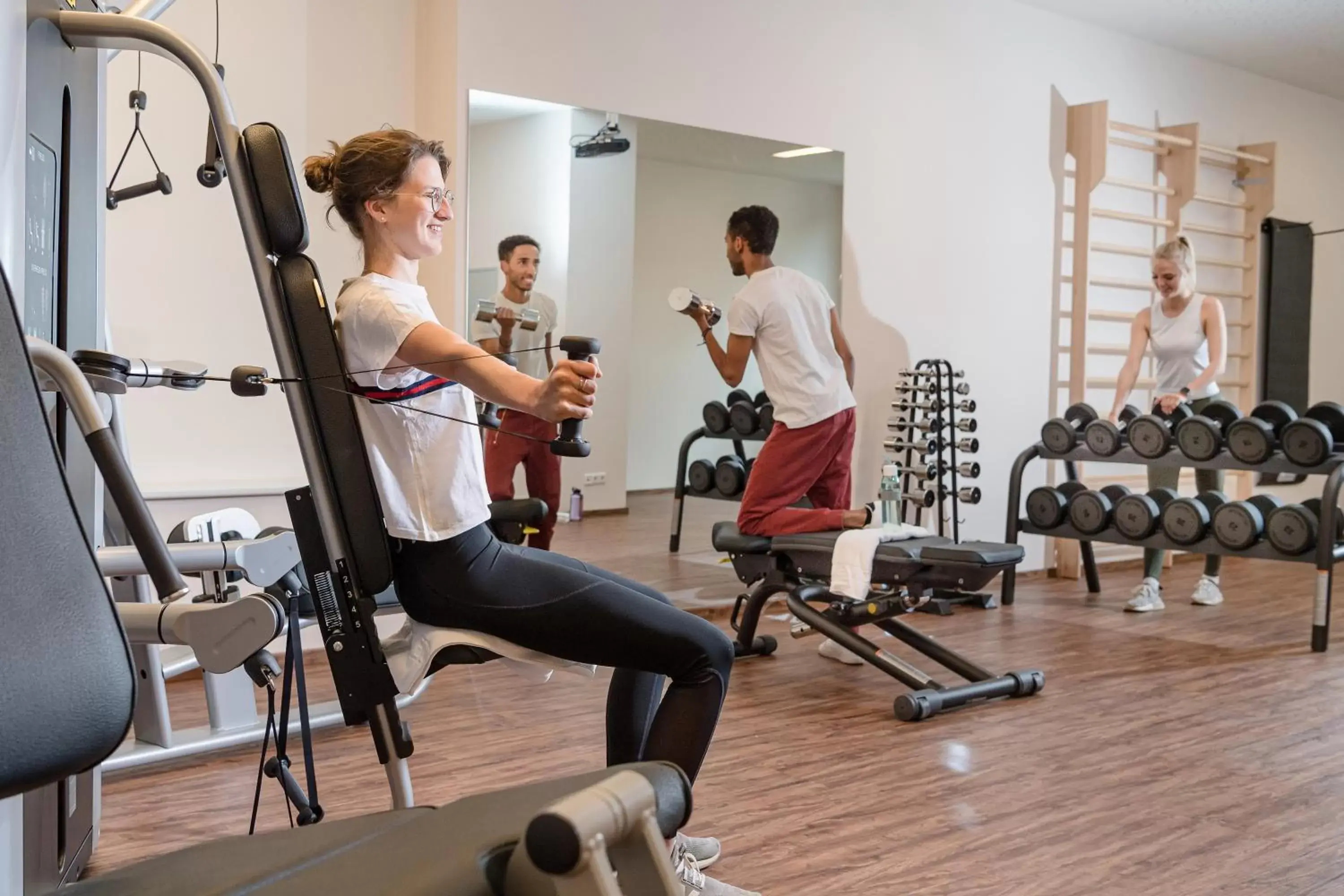 Fitness centre/facilities, Fitness Center/Facilities in Hotel Norica - Thermenhotels Gastein mit dem Bademantel direkt in die Therme