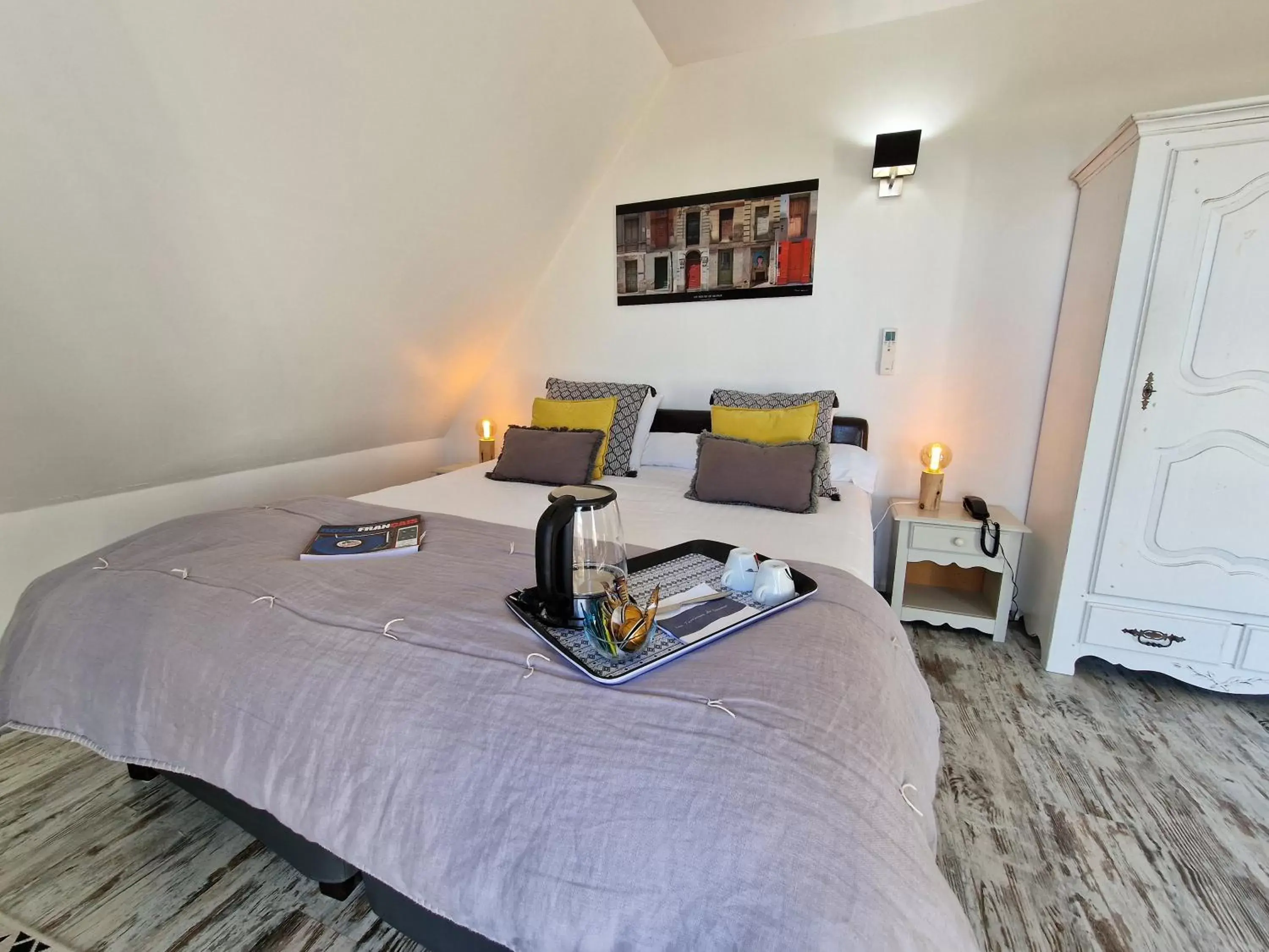 Bed in Les Terrasses de Saumur - Hôtel & Appartements - Restaurant & Spa (Logis)