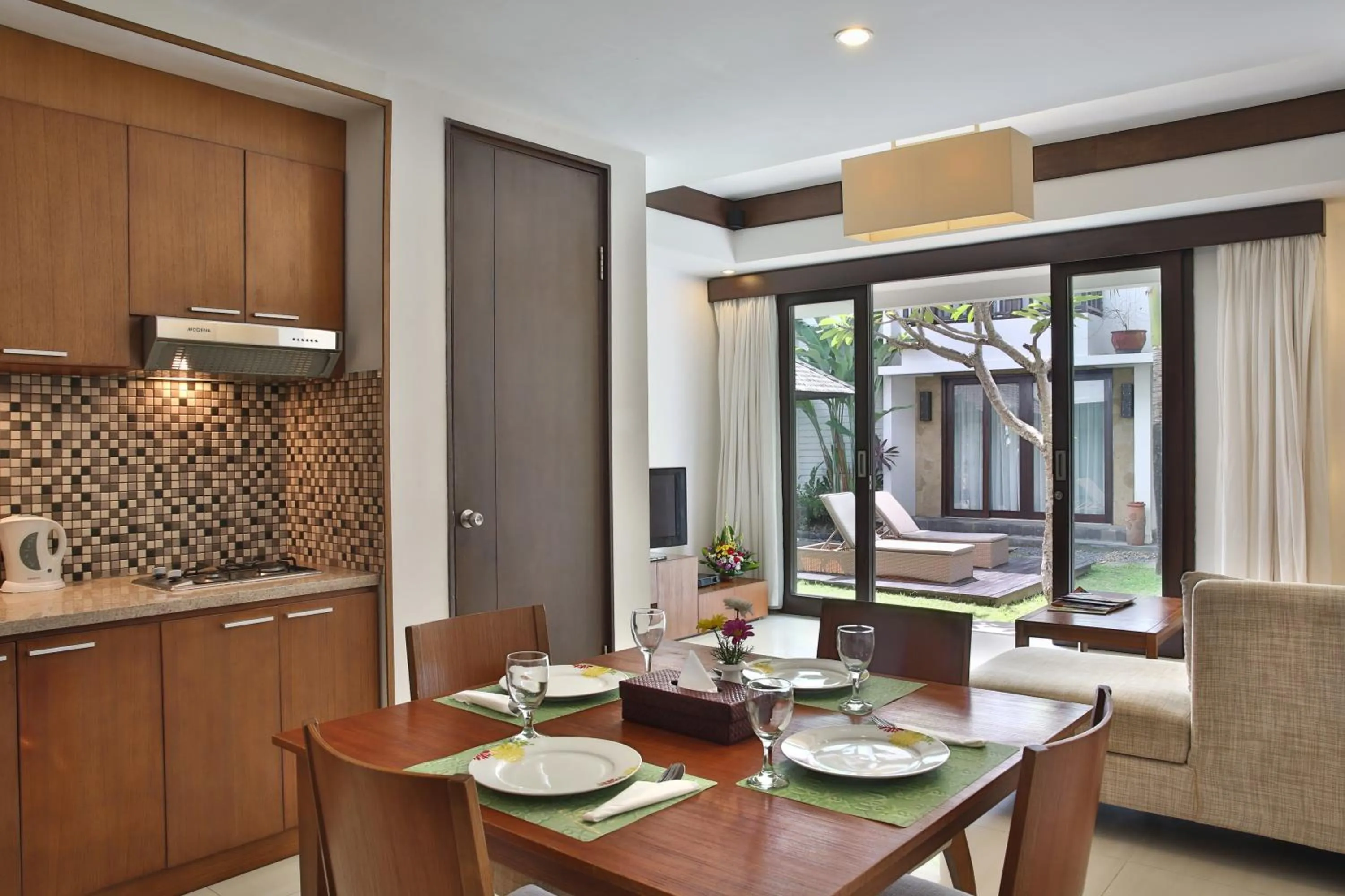 Dining area in Seminyak TownHouse