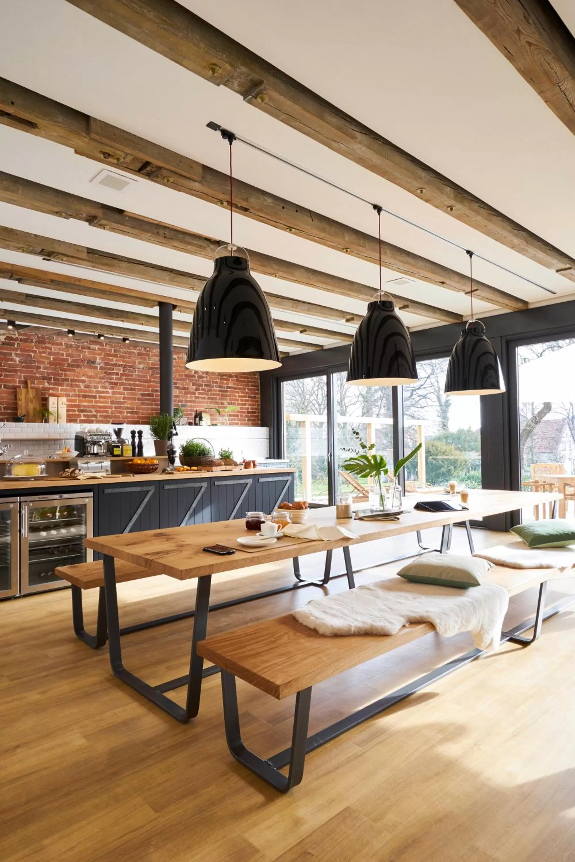 Buffet breakfast in meinwolfsburg hotel auf dem rittergut vormals Yard Boarding Hotel