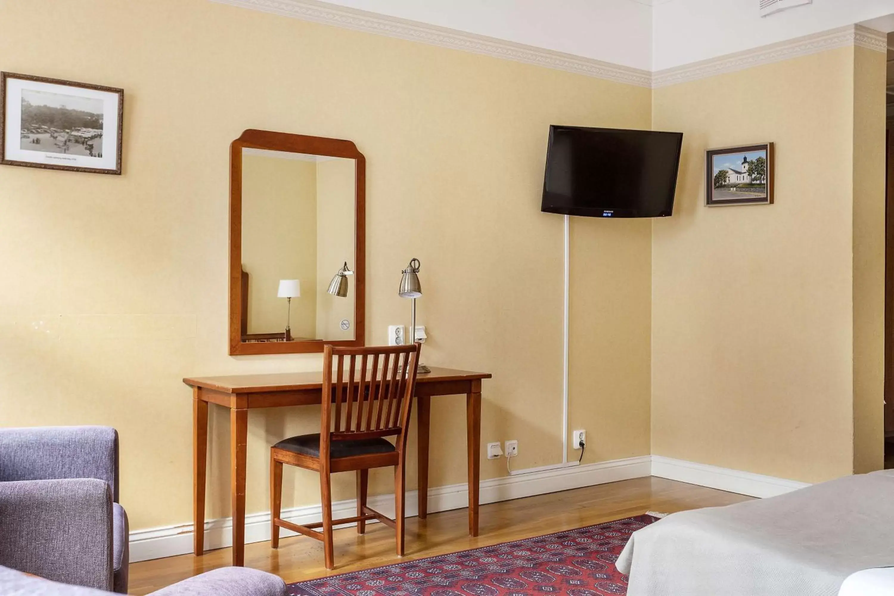 Bedroom, TV/Entertainment Center in Amals Stadshotell, Sure Hotel Collection by Best Western