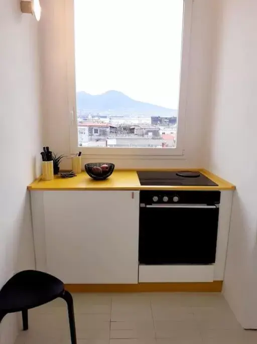 Kitchen or kitchenette, Kitchen/Kitchenette in B&B Toledo Panoramic Rooftop with terrace