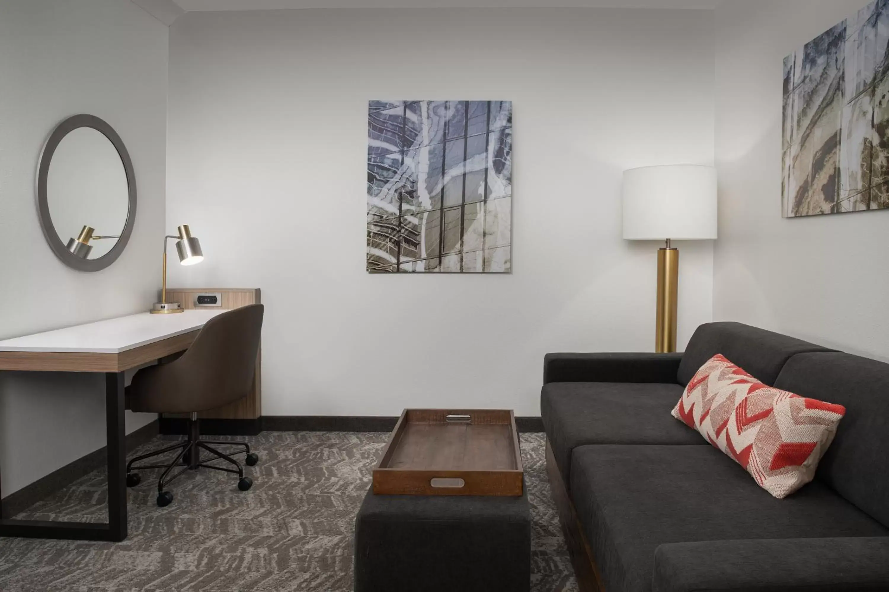 Living room in SpringHill Suites by Marriott Portland Vancouver