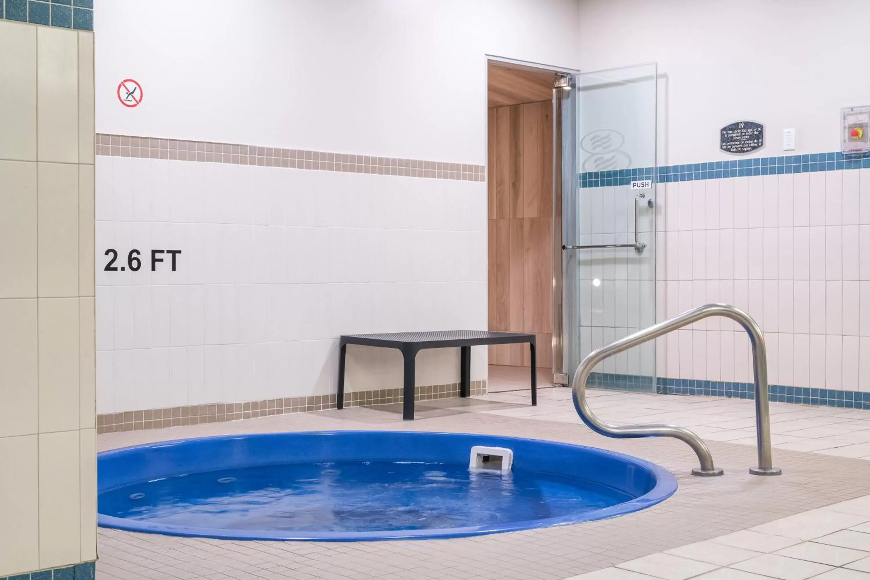 Swimming pool, Bathroom in Crowne Plaza Hotel Moncton Downtown, an IHG Hotel