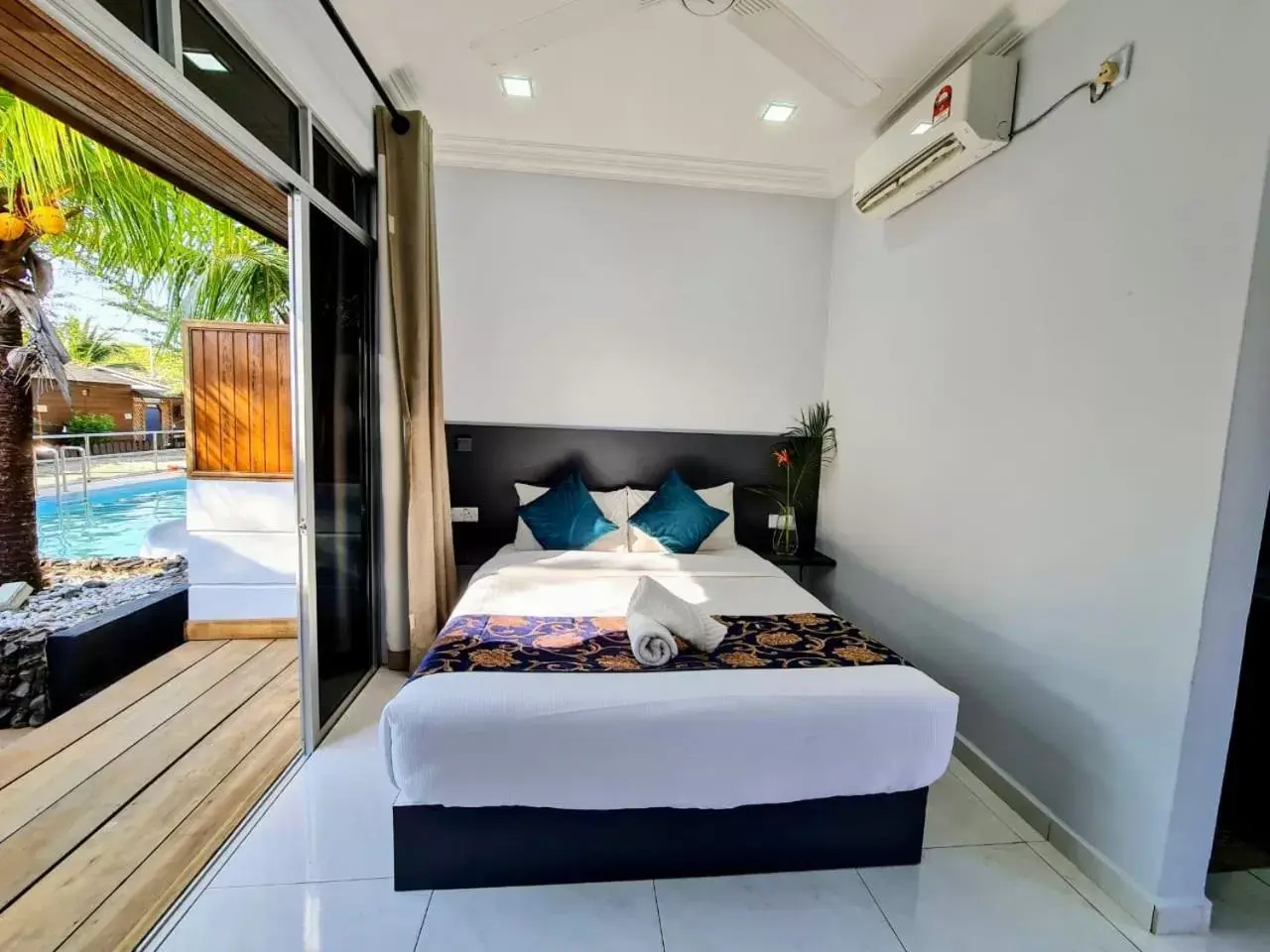 Bed in Airis Sanctuary Resort