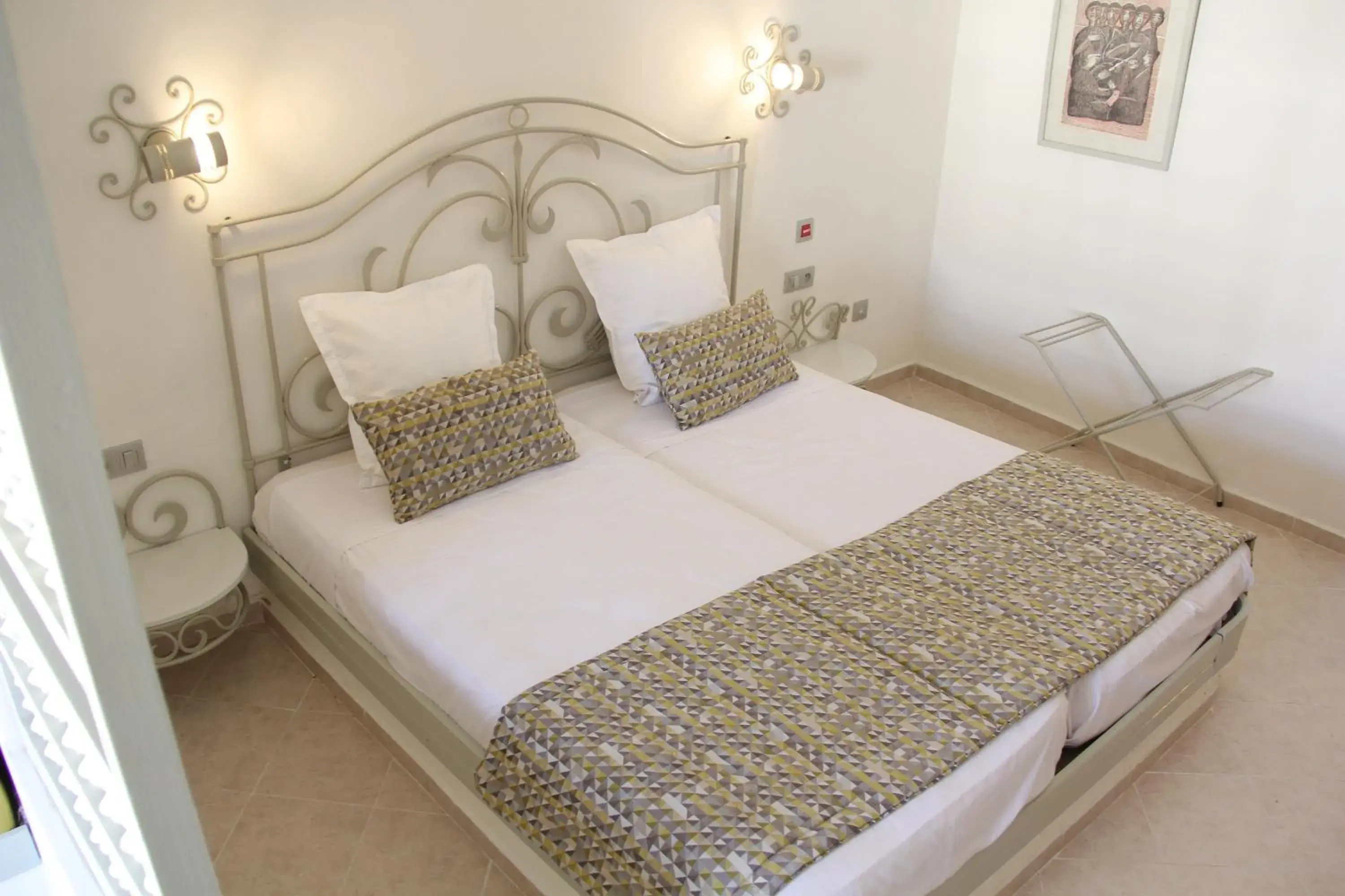 Bed in Hotel La Residence Hammamet