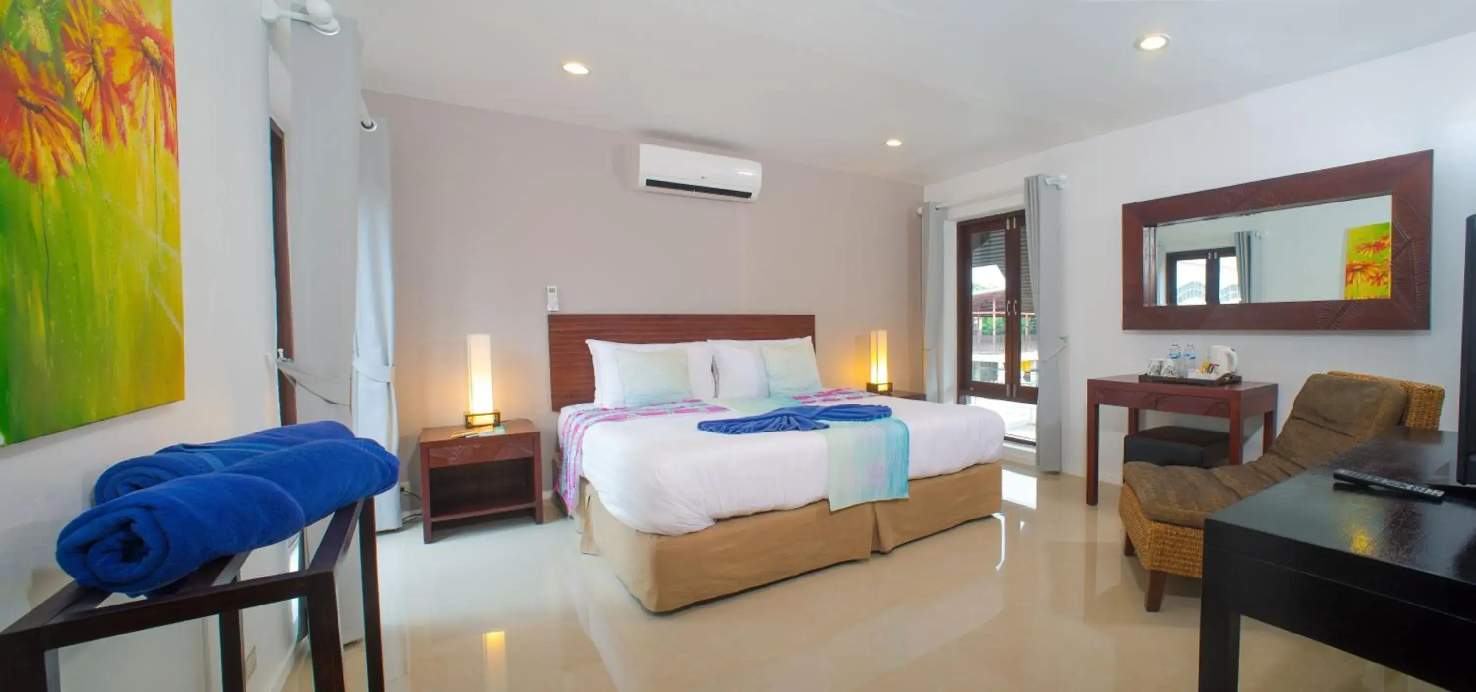 Photo of the whole room, Bed in Baan Bophut Beach Hotel Samui - SHA Extra Plus