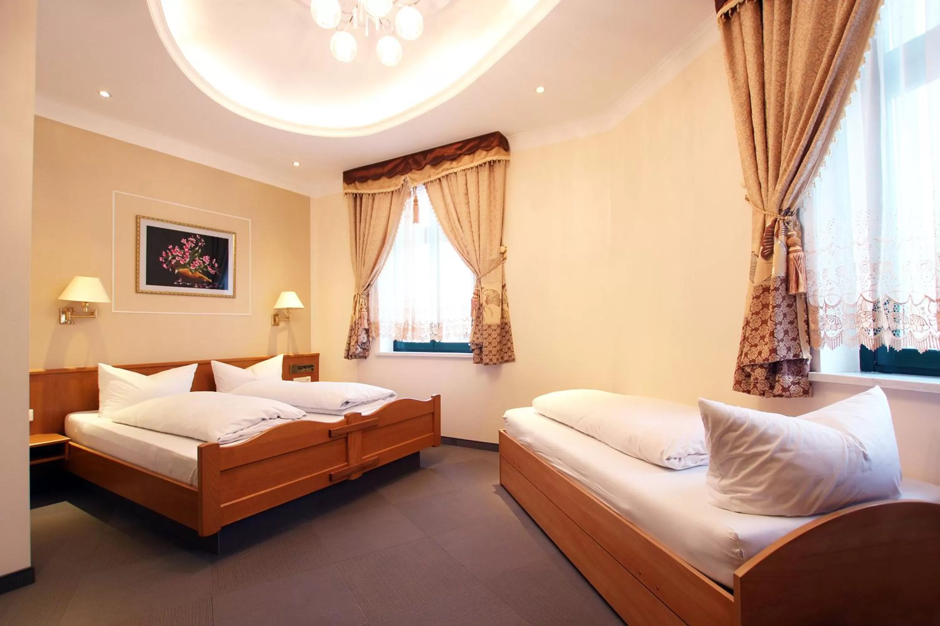 Bed in Hotel Europäischer Hof