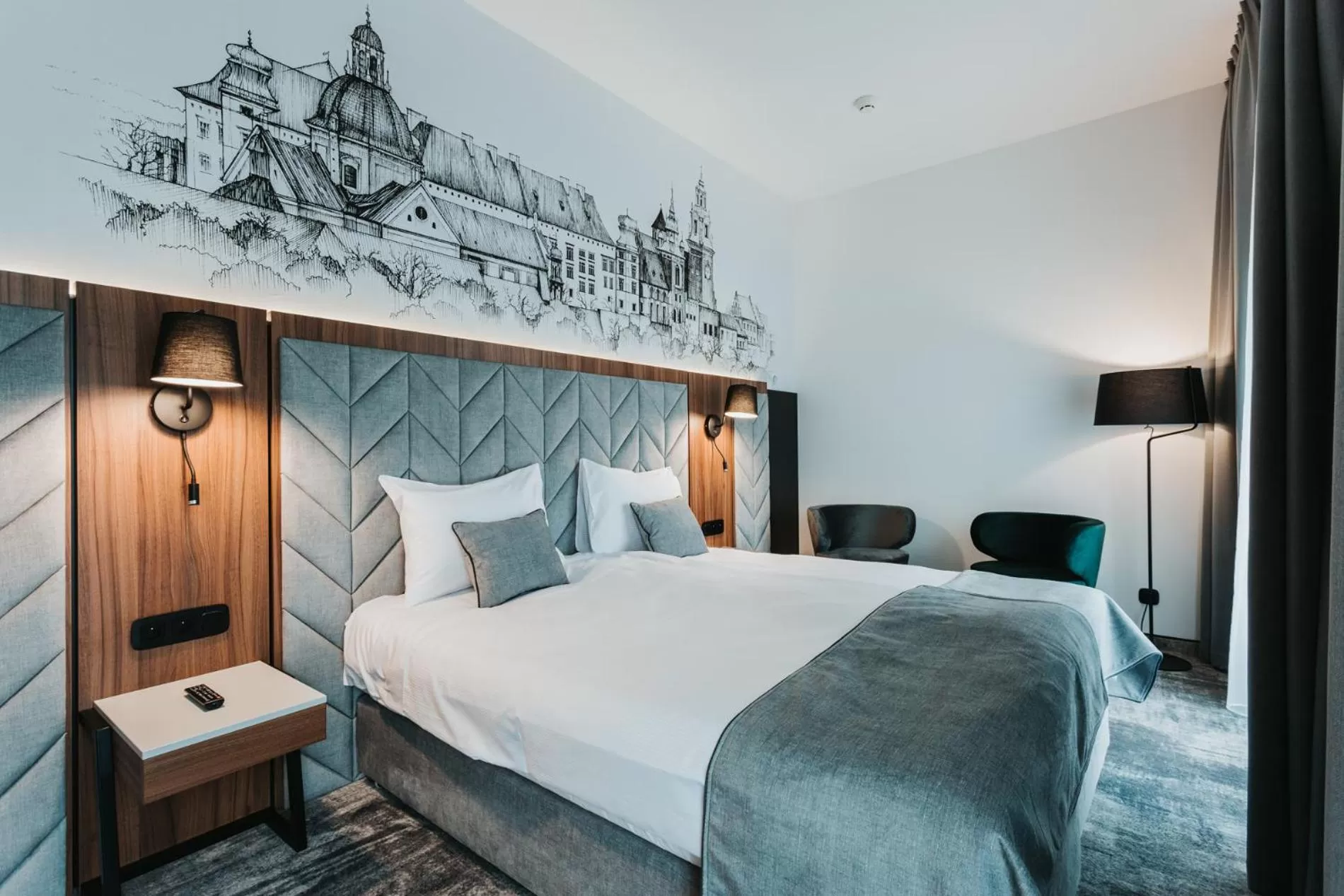 Bed in Focus Hotel Premium Kraków