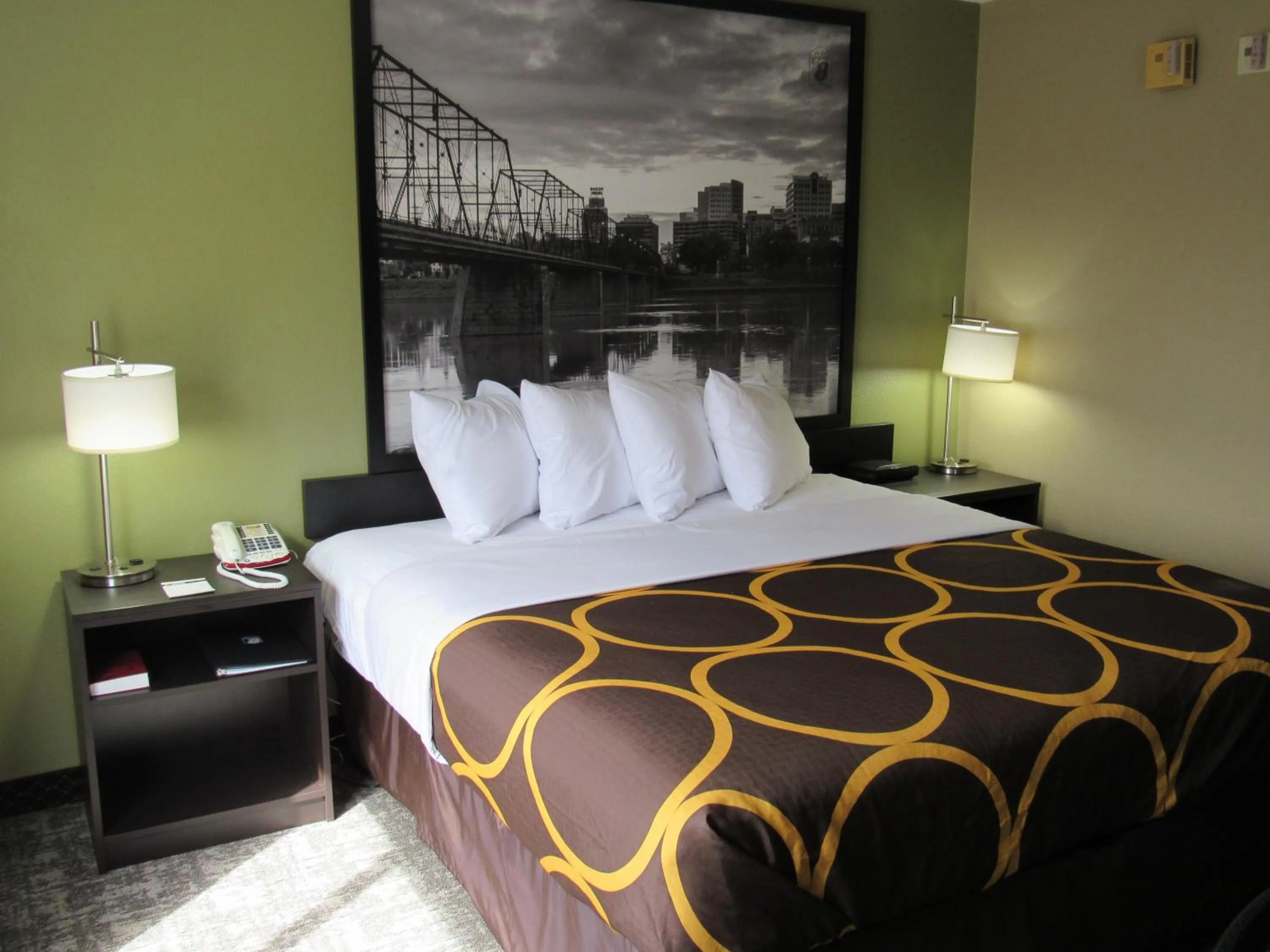 Bed in Super 8 by Wyndham New Cumberland