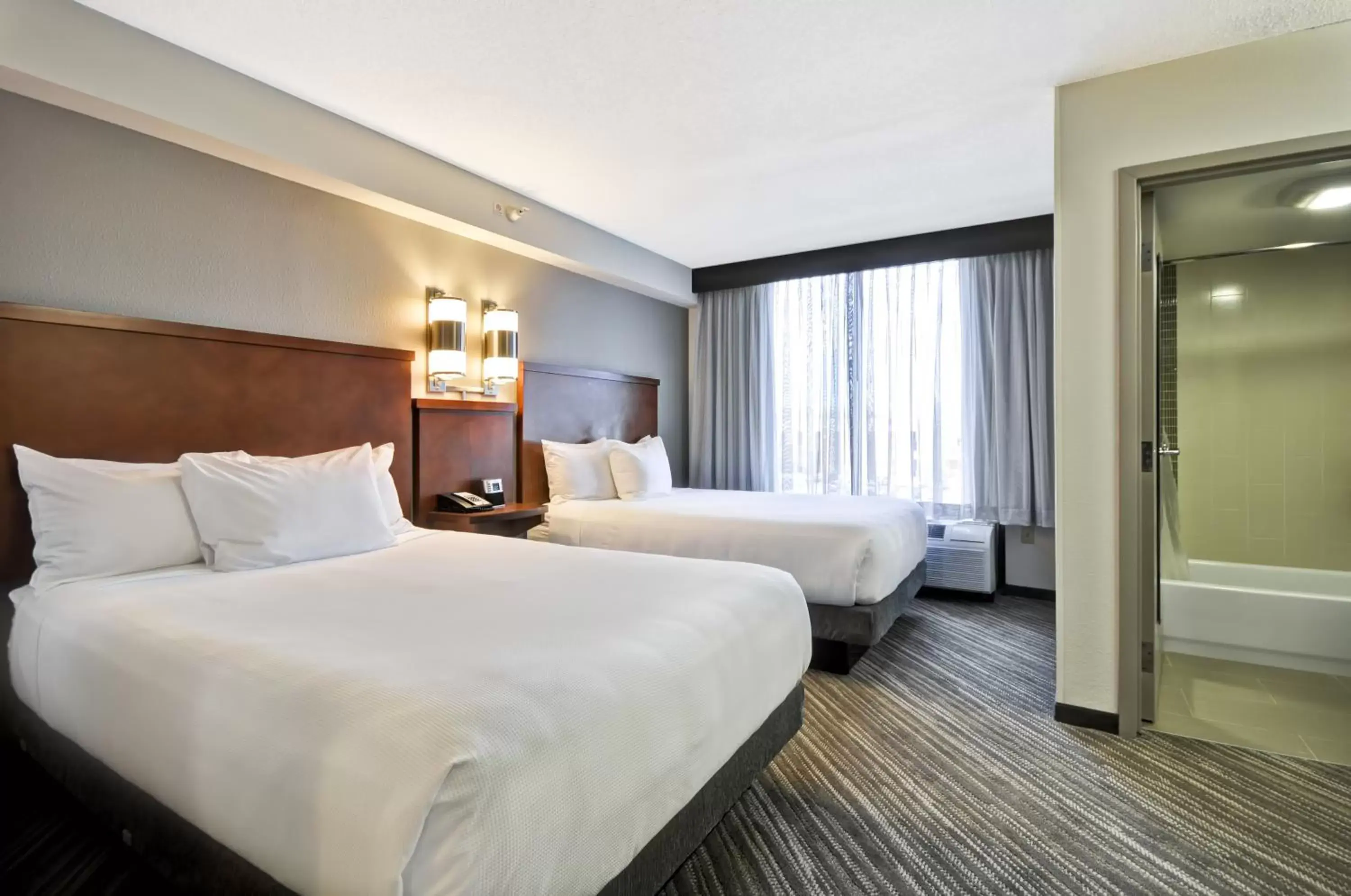 Double Room with Two Double Beds and Sofa Bed in Hyatt Place Minneapolis Airport South