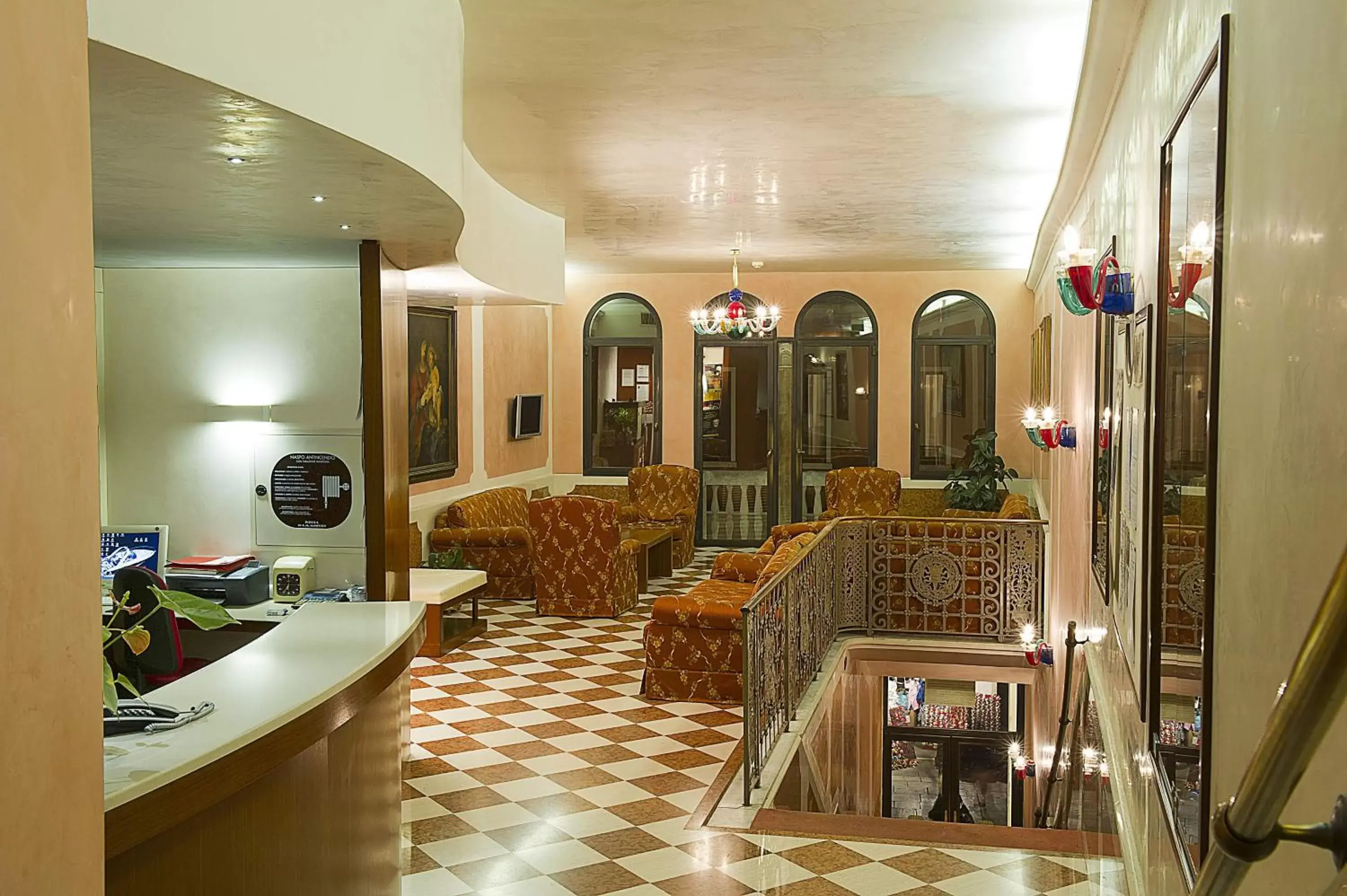 Lobby or reception in Hotel Nazionale Lobby or reception in Hotel Nazionale