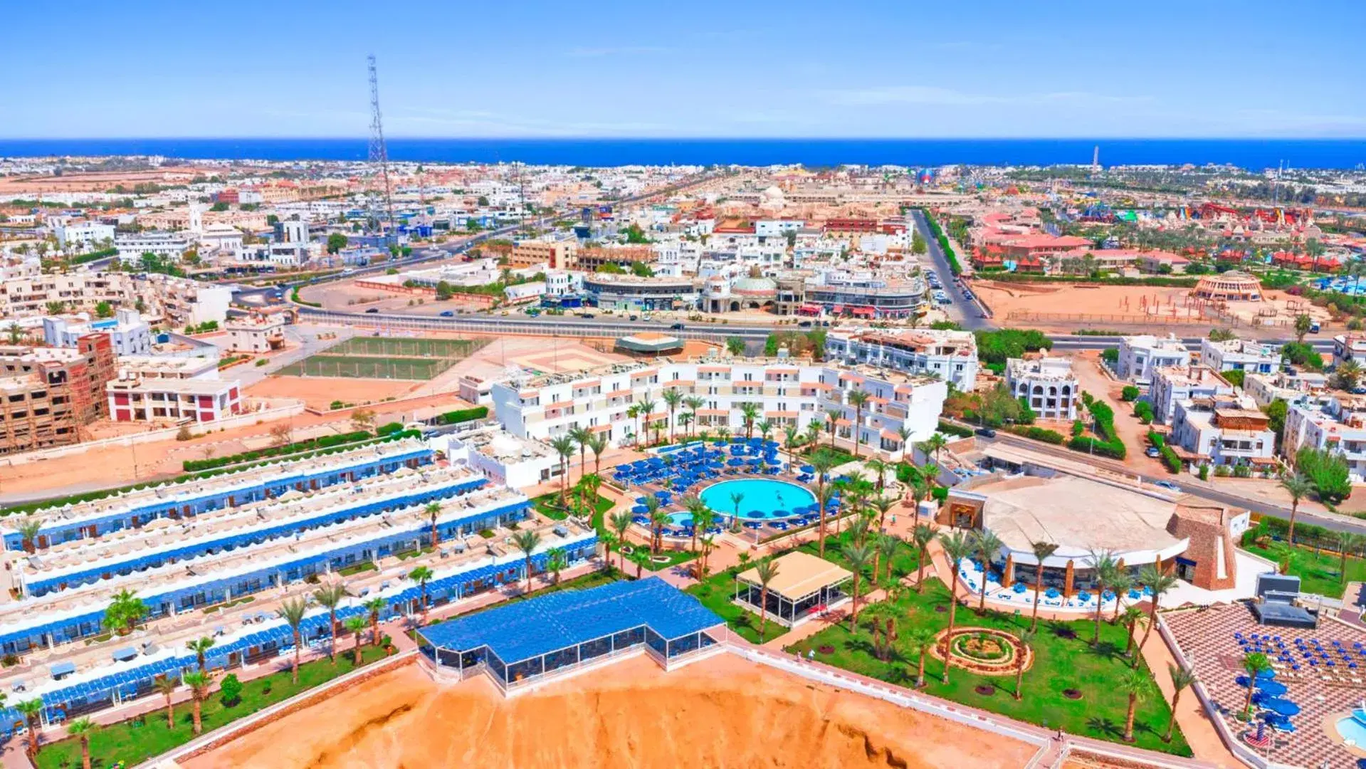 Bird's eye view, Bird's-eye View in Albatros Sharm Resort - By Pickalbatros