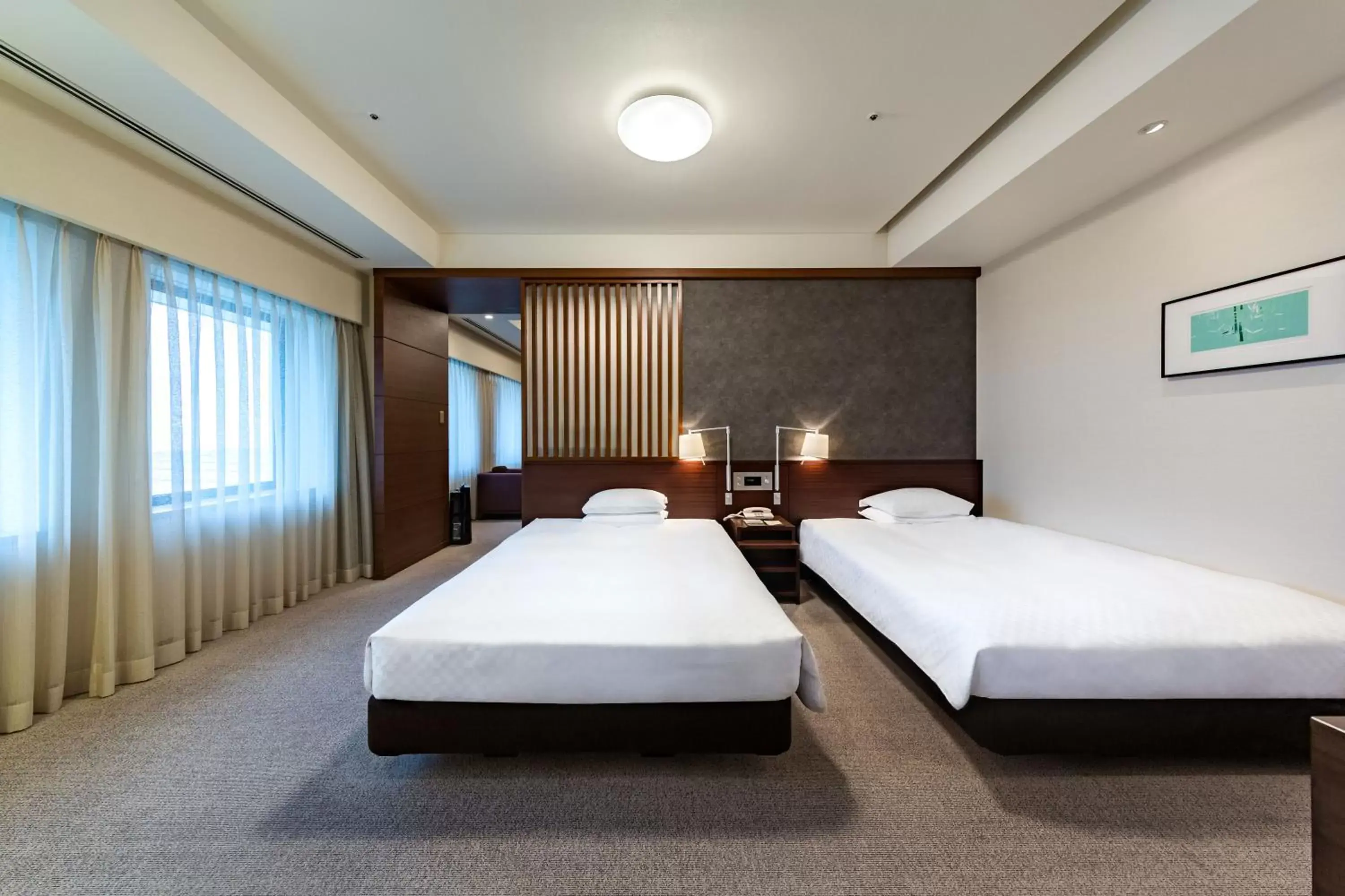 Bed in Centrair Hotel