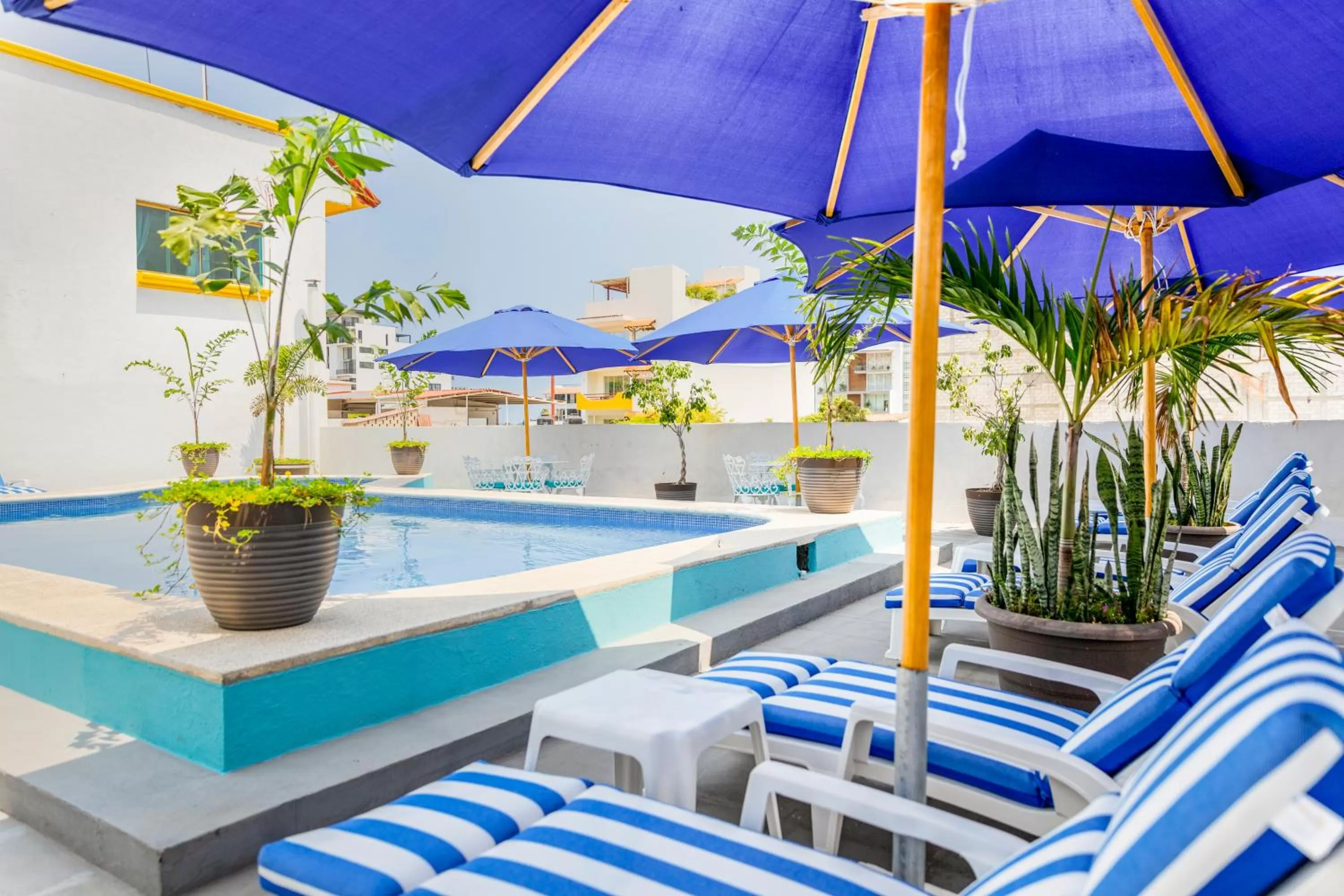 Patio in Hotel Pueblito Vallarta